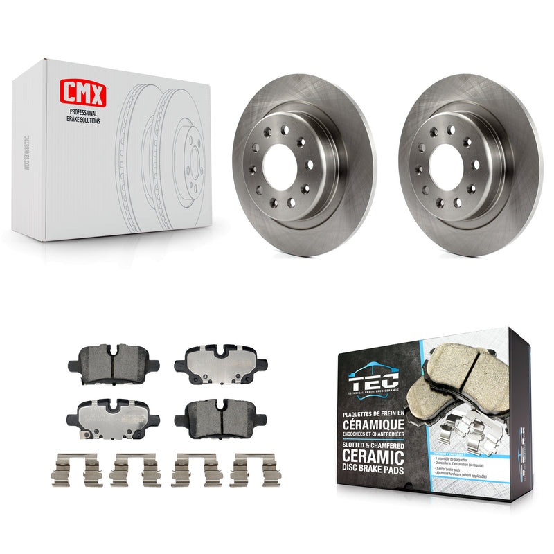 Transit Auto K8T-104523 Disc Brake Kit for 2020-2024 Chevrolet Malibu, Chevrolet Equinox, GMC Terrain - Rear product image