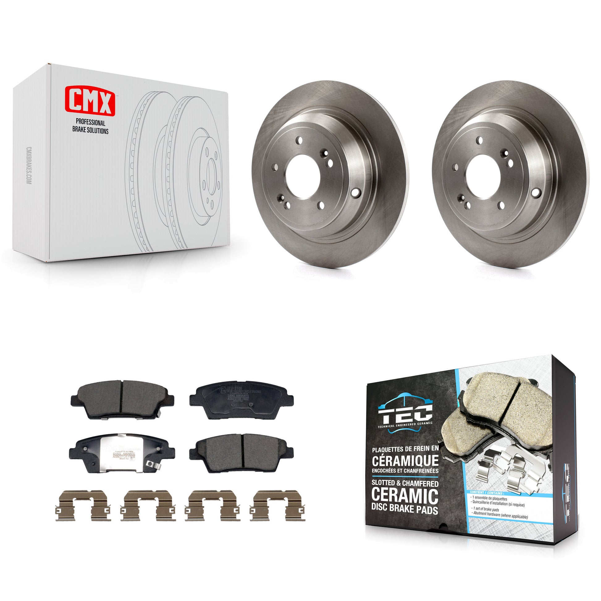 Transit Auto K8T-104524 Disc Brake Kit for 2018-2020 Genesis G80 - Rear product image