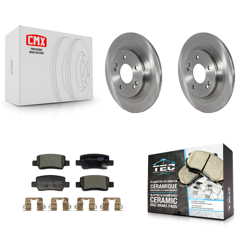 Transit Auto K8T-104525 Disc Brake Kit for 2021-2024 Kia Seltos - Rear product image