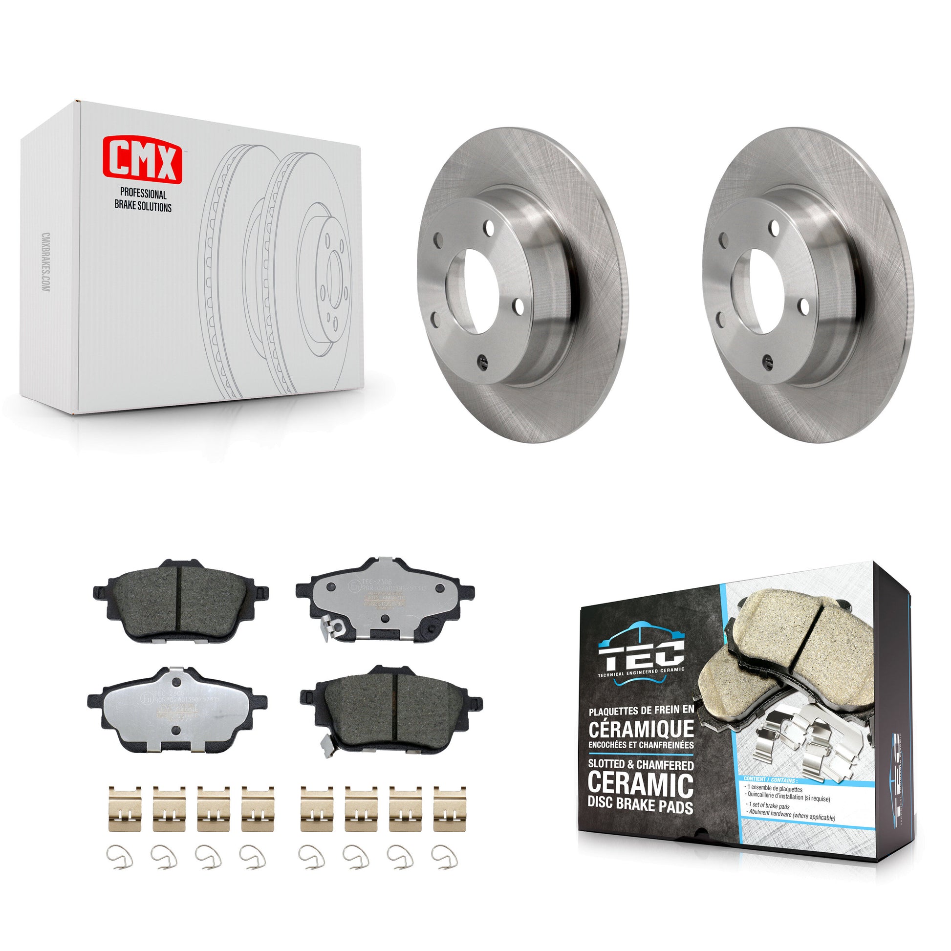 Transit Auto K8T-104529 Disc Brake Kit for 2020-2023 Nissan Sentra - Rear product image