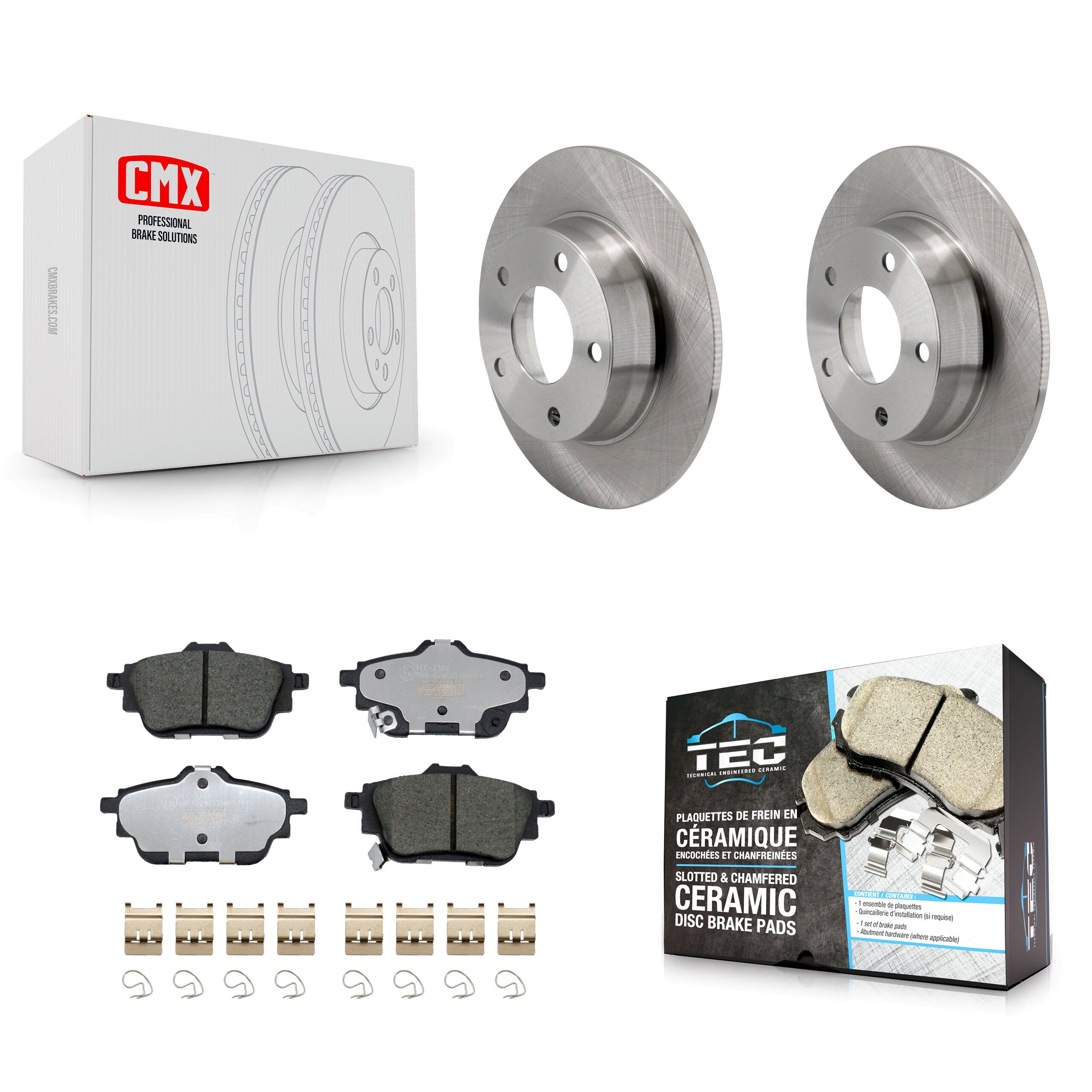 Transit Auto K8T-104529 Disc Brake Kit for 2020-2023 Nissan Sentra - Rear product image
