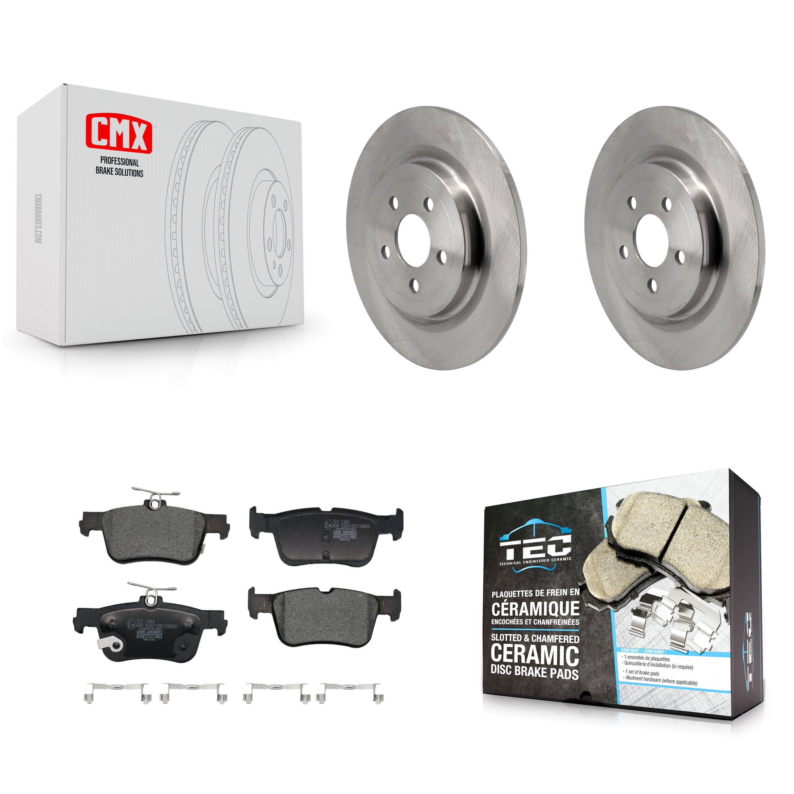 Transit Auto K8T-104530 Disc Brake Kit for 2021-2023 Ford Mustang Mach-E - Rear product image