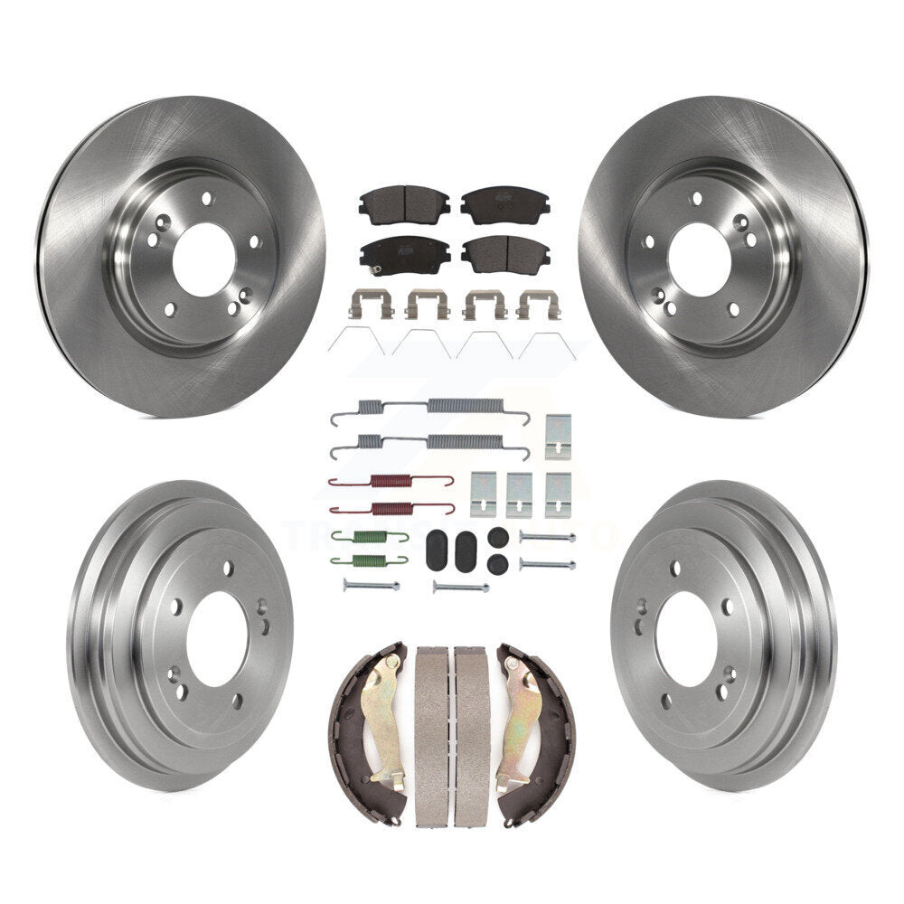 Transit Auto K8T-104538 Disc Brake Kit for 2017-2020 Hyundai Elantra - Front and Rear product image