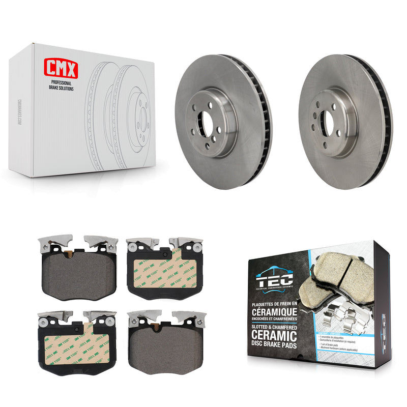 Transit Auto K8T-104575 Disc Brake Kit for 2016-2023 Toyota GR Supra, BMW 230i, BMW 740i & more - Front product image