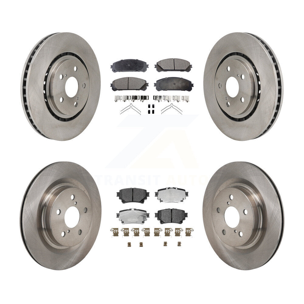 Transit Auto K8T-104603 Disc Brake Kit for 2021-2023 Lexus RZ450e, Subaru Solterra, Toyota bZ4X & more - Front and Rear product image