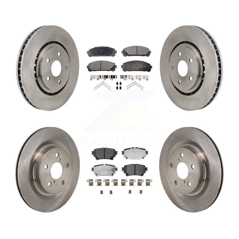 Transit Auto K8T-104603 Disc Brake Kit for 2021-2023 Lexus RZ450e, Subaru Solterra, Toyota bZ4X & more - Front and Rear product image