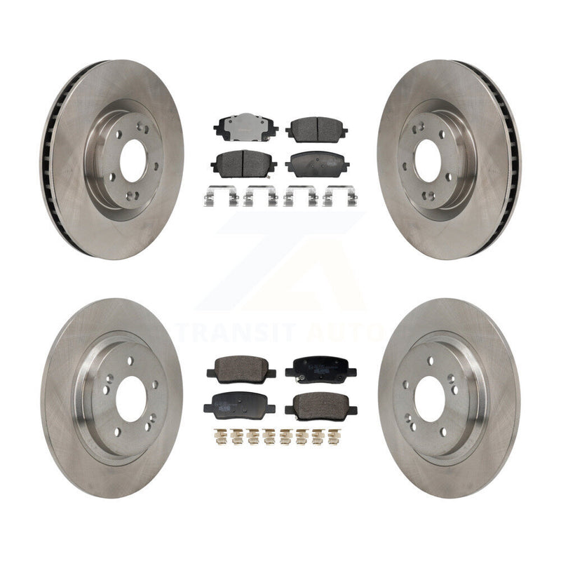 Transit Auto K8T-104605 Disc Brake Kit for 2021-2024 Kia Sorento, Hyundai Santa Fe - Front and Rear product image