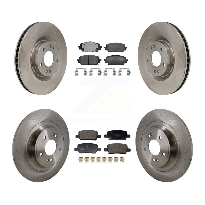 Transit Auto K8T-104607 Disc Brake Kit for 2022-2024 Kia Sorento, Hyundai Santa Cruz - Front and Rear product image