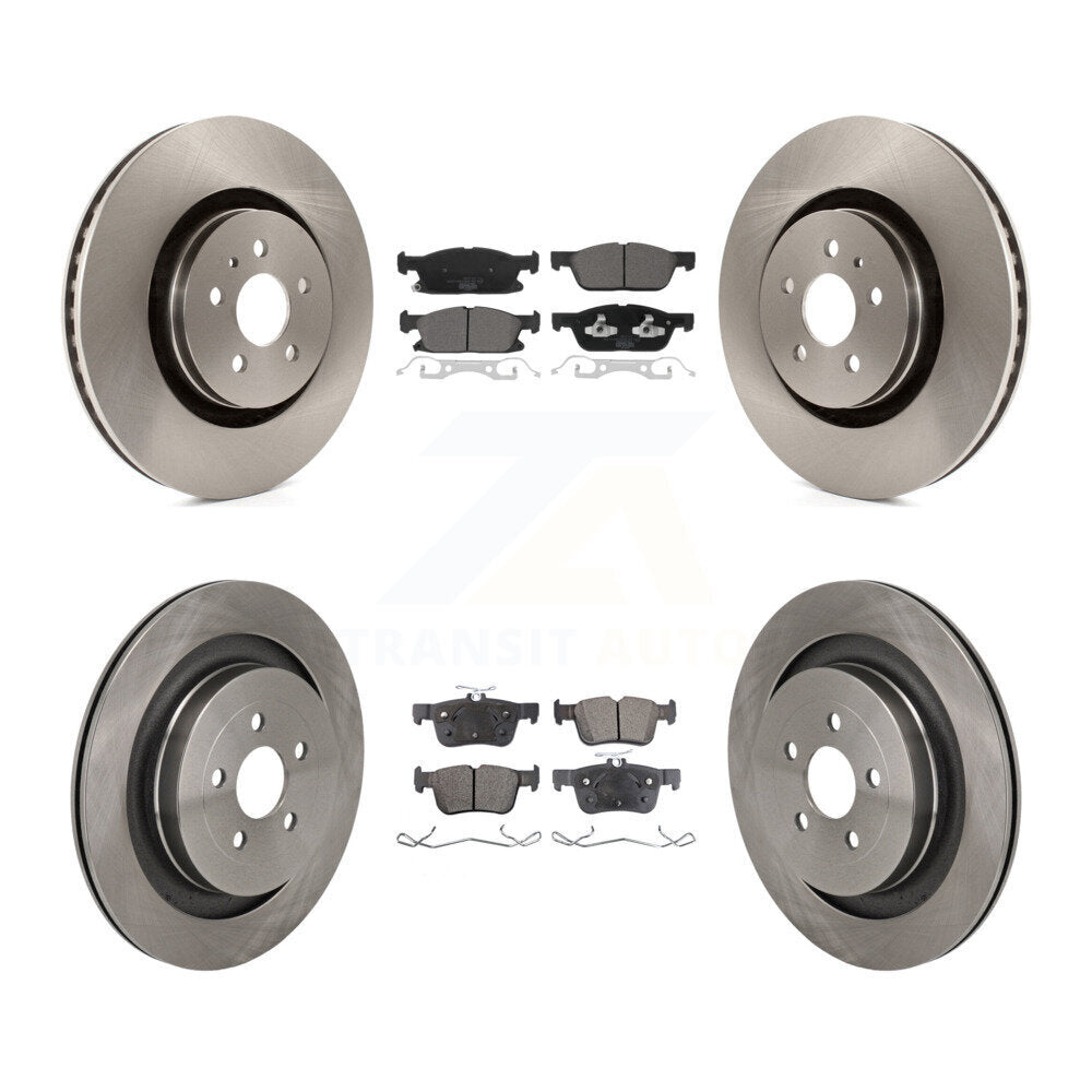 Transit Auto K8T-104618 Disc Brake Kit for 2019-2023 Lincoln Nautilus - Front and Rear product image