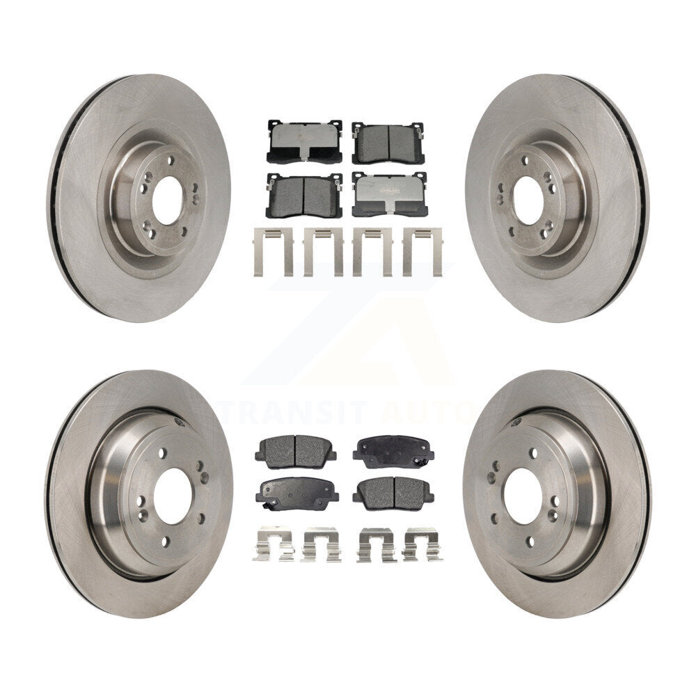 Transit Auto K8T-104643 Disc Brake Kit for 2012-2017 Kia K900, Hyundai Equus - Front and Rear product image