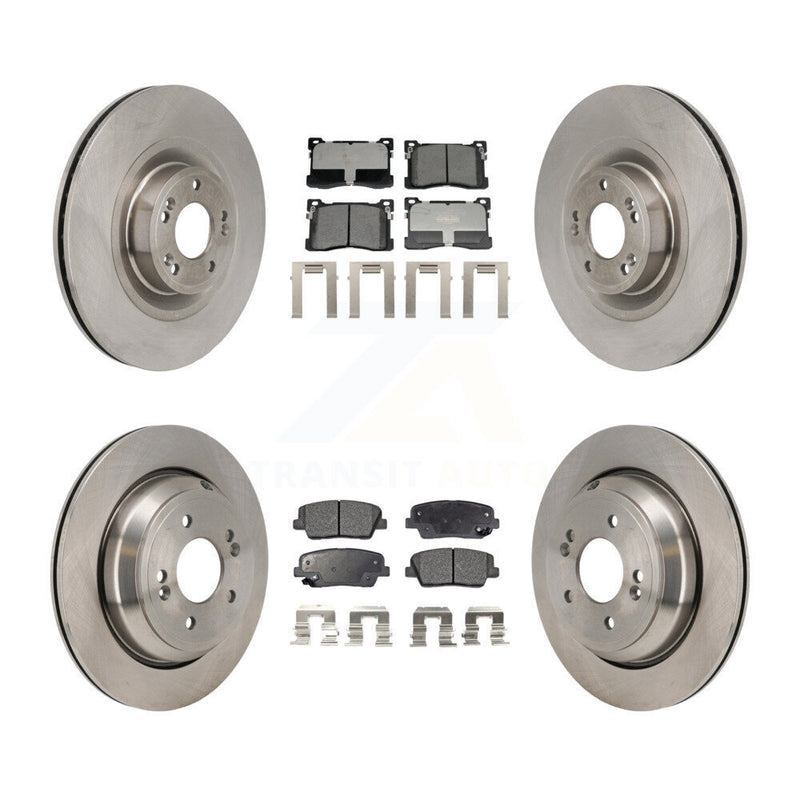 Transit Auto K8T-104643 Disc Brake Kit for 2012-2017 Kia K900, Hyundai Equus - Front and Rear product image