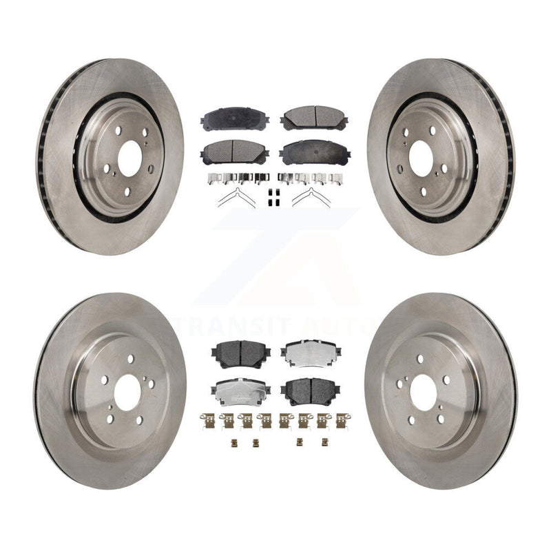 Transit Auto K8T-104658 Disc Brake Kit for 2020-2022 Toyota Highlander - Front and Rear product image