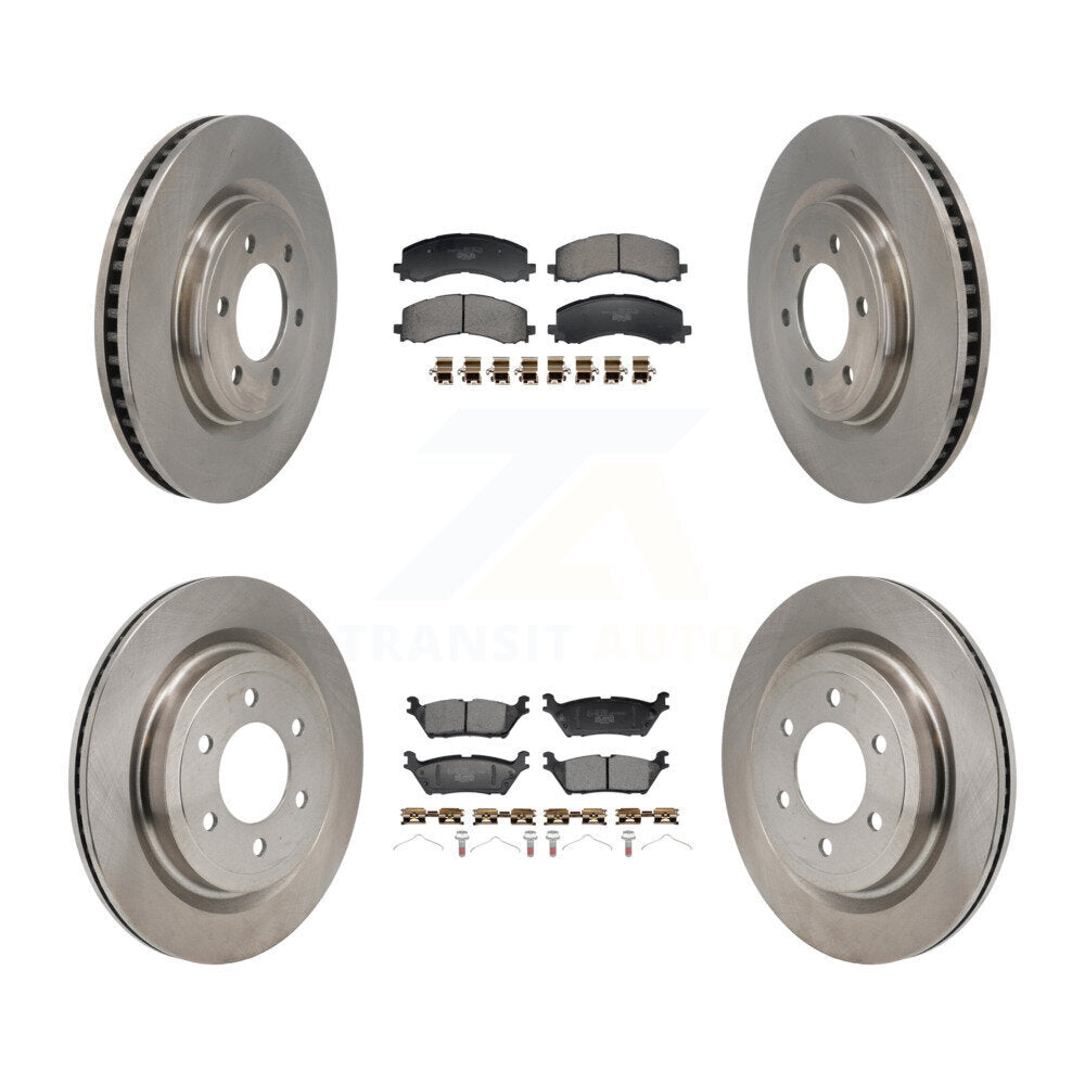 Transit Auto K8T-104665 Disc Brake Kit for 2022-2023 Ford F-150 Lightning - Front and Rear product image