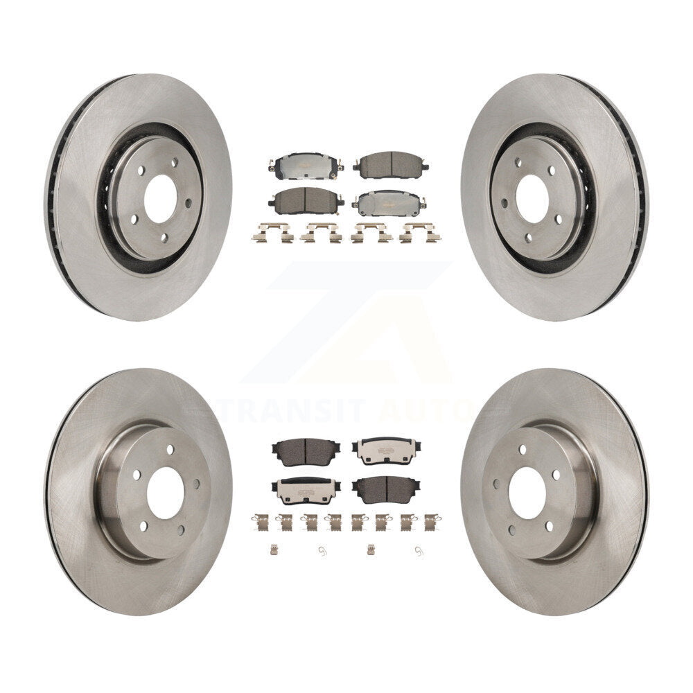 Transit Auto K8T-104668 Disc Brake Kit for 2022-2023 INFINITI QX60, Mitsubishi Outlander, Nissan Pathfinder - Front and Rear product image