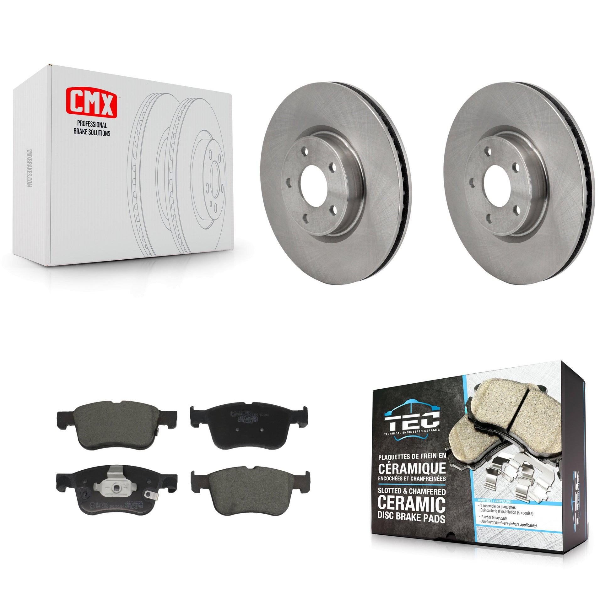 Transit Auto K8T-104681 Disc Brake Kit for 2020-2023 Ford Bronco Sport, Lincoln Corsair, Ford Escape - Front product image