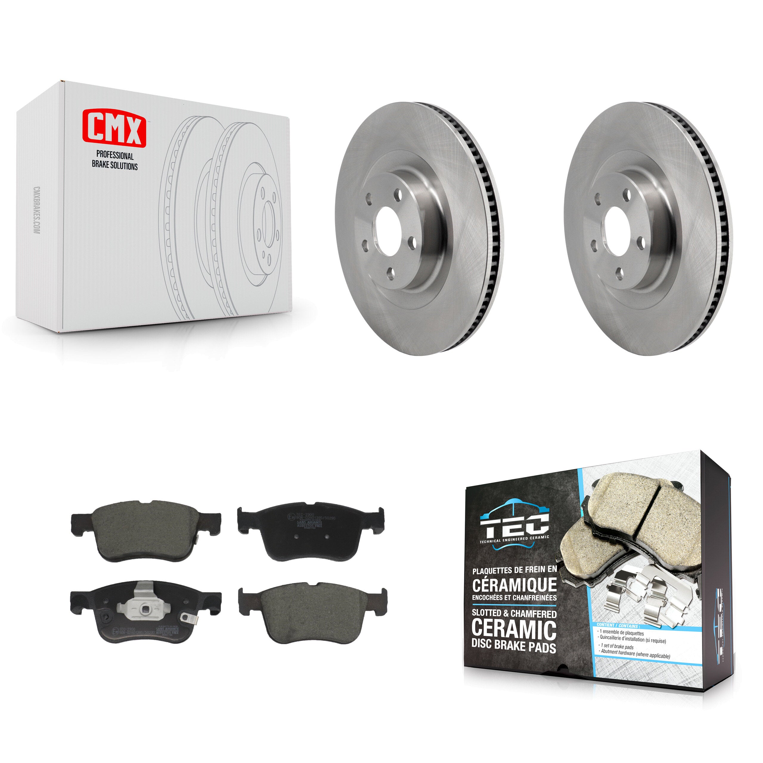Transit Auto K8T-104682 Disc Brake Kit for 2022-2023 Ford Maverick - Front product image