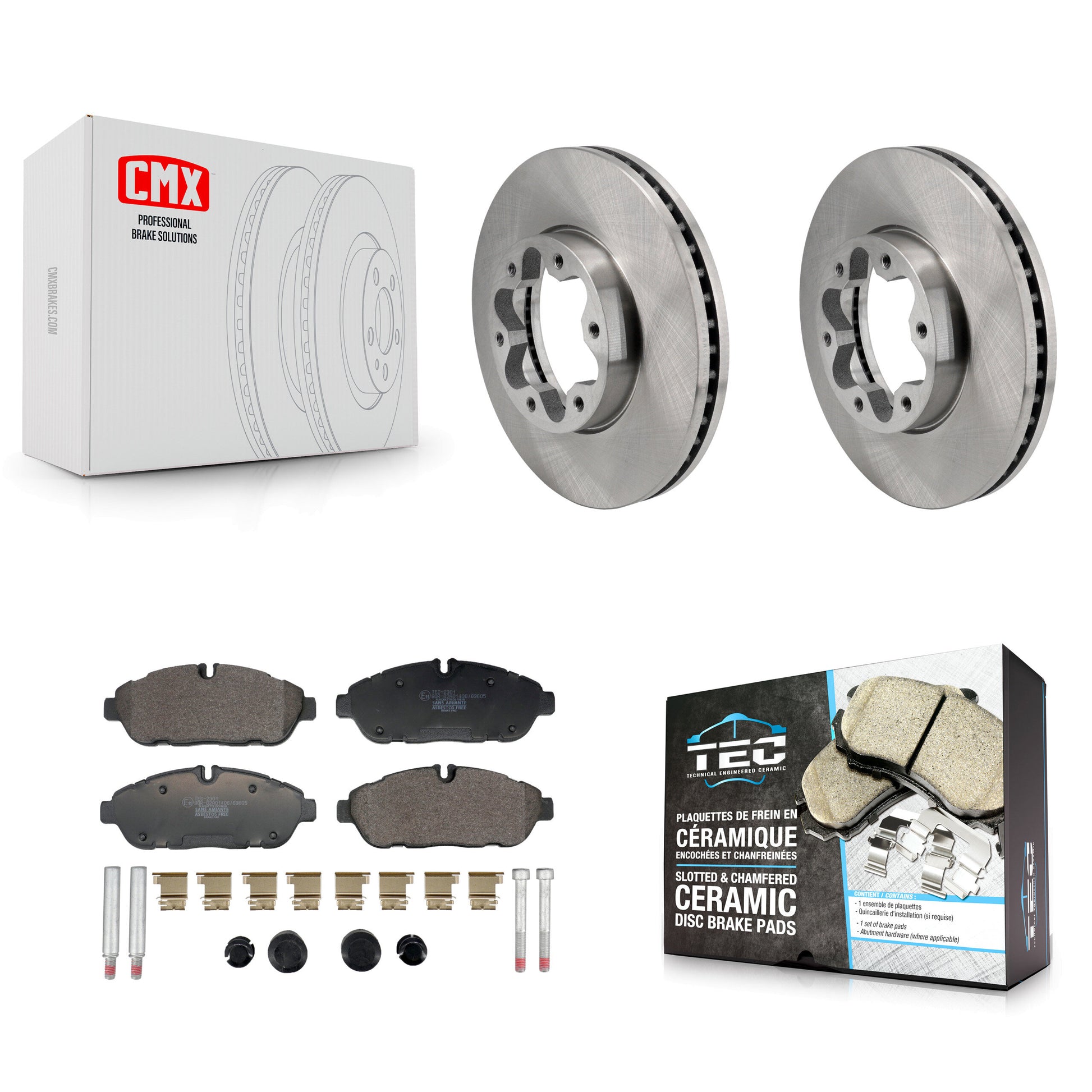Transit Auto K8T-104683 Disc Brake Kit for 2020-2023 Ford Transit-150, Ford Transit-250, Ford Transit-350 - Front product image