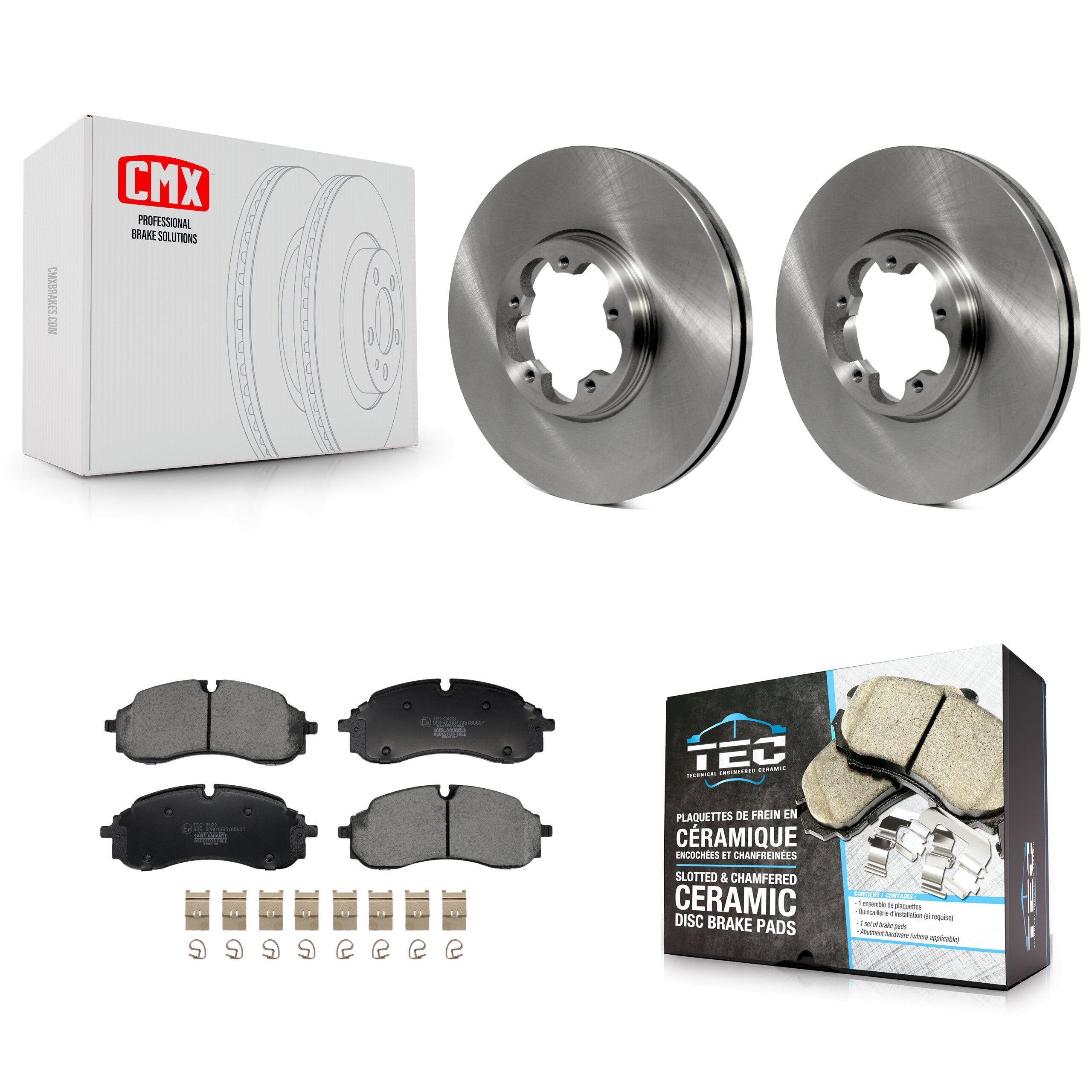 Transit Auto K8T-104684 Disc Brake Kit for 2021-2023 Ford E-Transit, Ford Transit-150, Ford Transit-250 & more - Front product image
