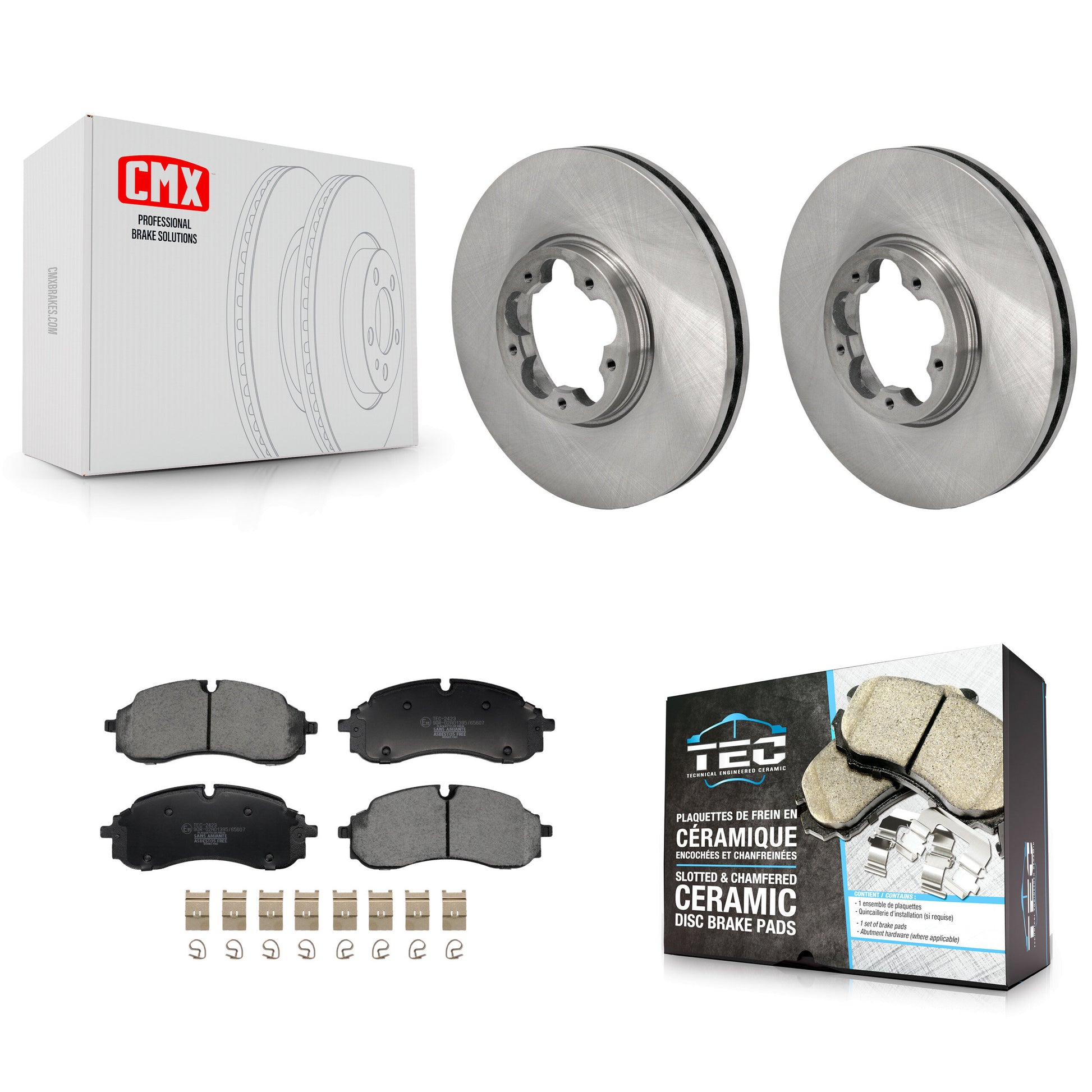 Transit Auto K8T-104685 Disc Brake Kit for 2021-2023 Ford E-Transit, Ford Transit-150, Ford Transit-250 & more - Front product image