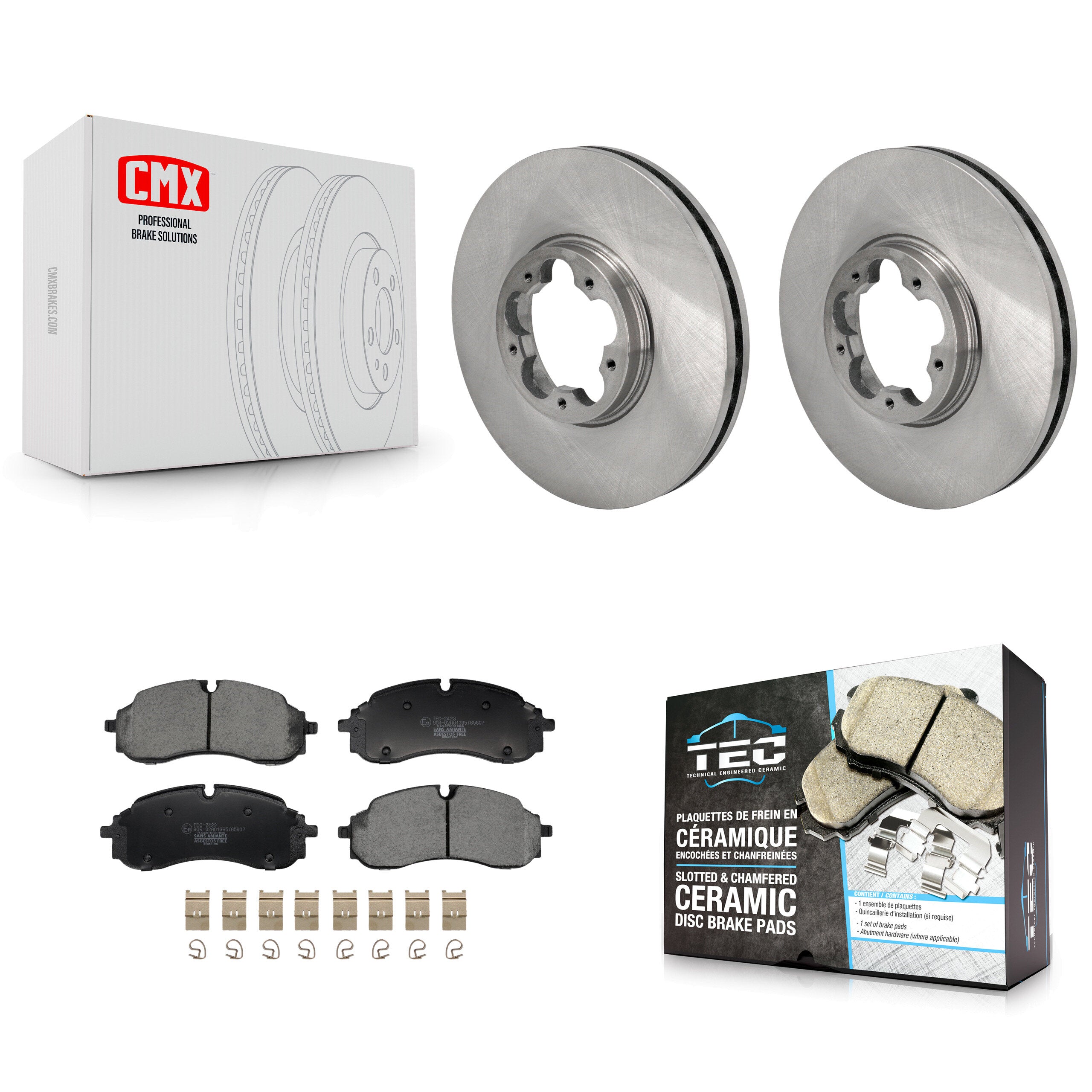 Transit Auto K8T-104685 Disc Brake Kit for 2021-2023 Ford E-Transit, Ford Transit-150, Ford Transit-250 & more - Front product image