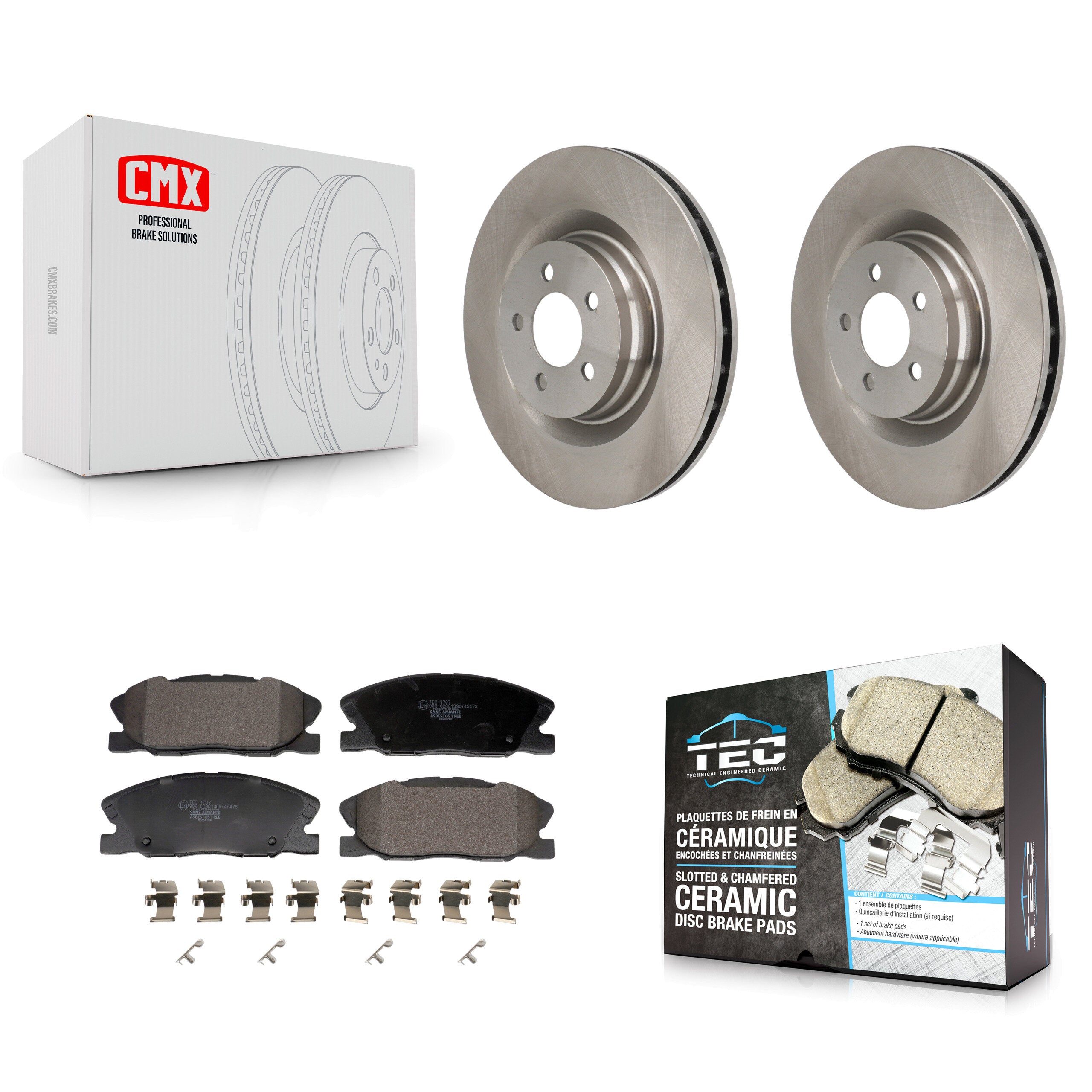 Transit Auto K8T-104687 Disc Brake Kit for 2014-2021 Dodge Charger - Front product image