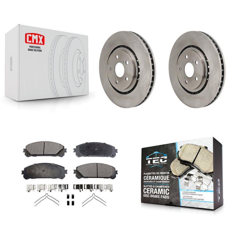 Transit Auto K8T-104688 Disc Brake Kit for 2021-2023 Lexus RZ450e, Subaru Solterra, Toyota bZ4X & more - Front product image