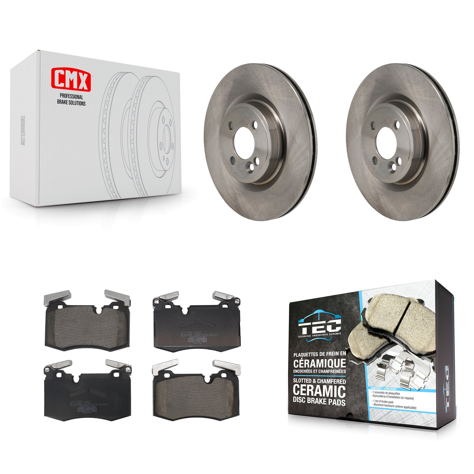 Transit Auto K8T-104691 Disc Brake Kit for 2009-2015 Mini Cooper - Front product image