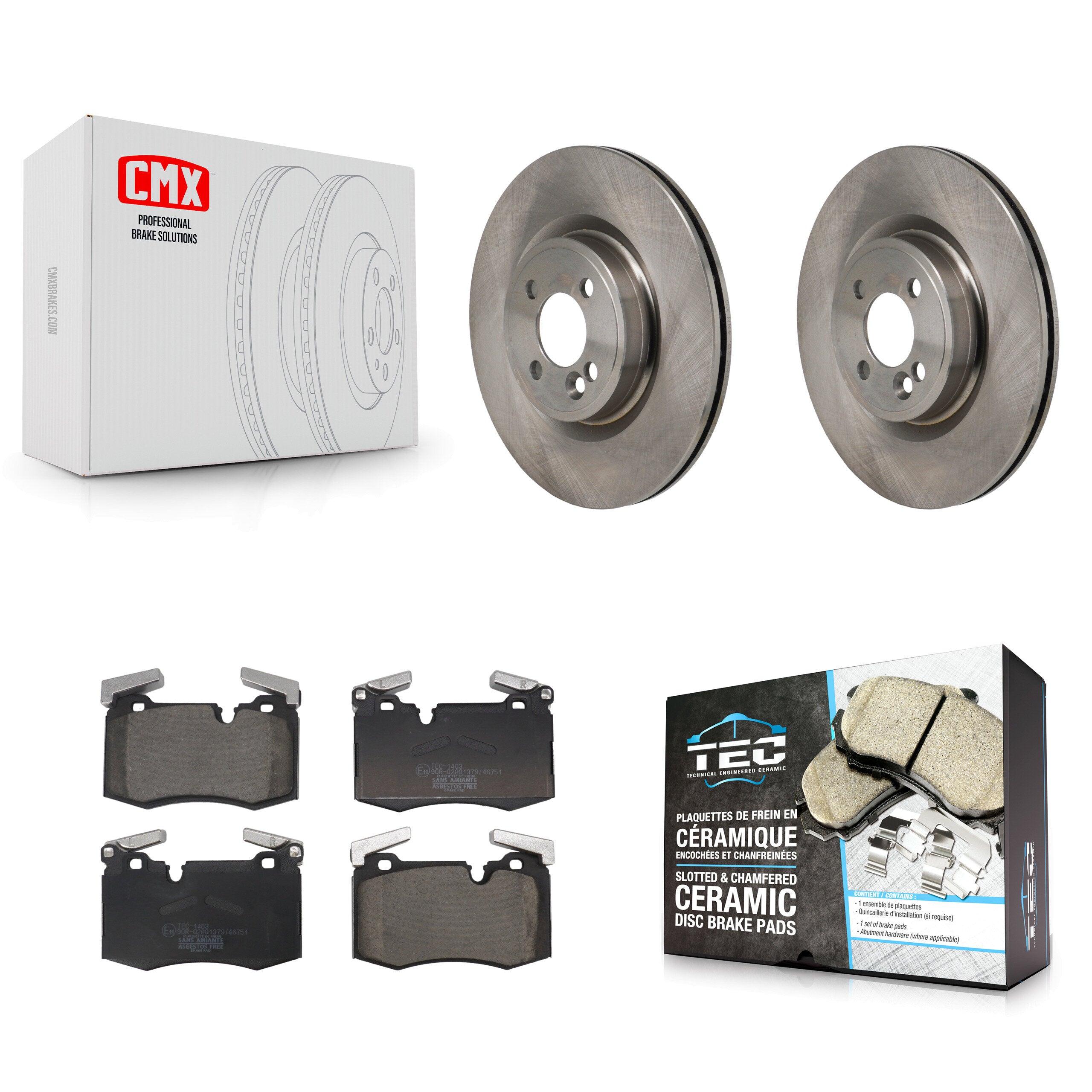 Transit Auto K8T-104691 Disc Brake Kit for 2009-2015 Mini Cooper - Front product image