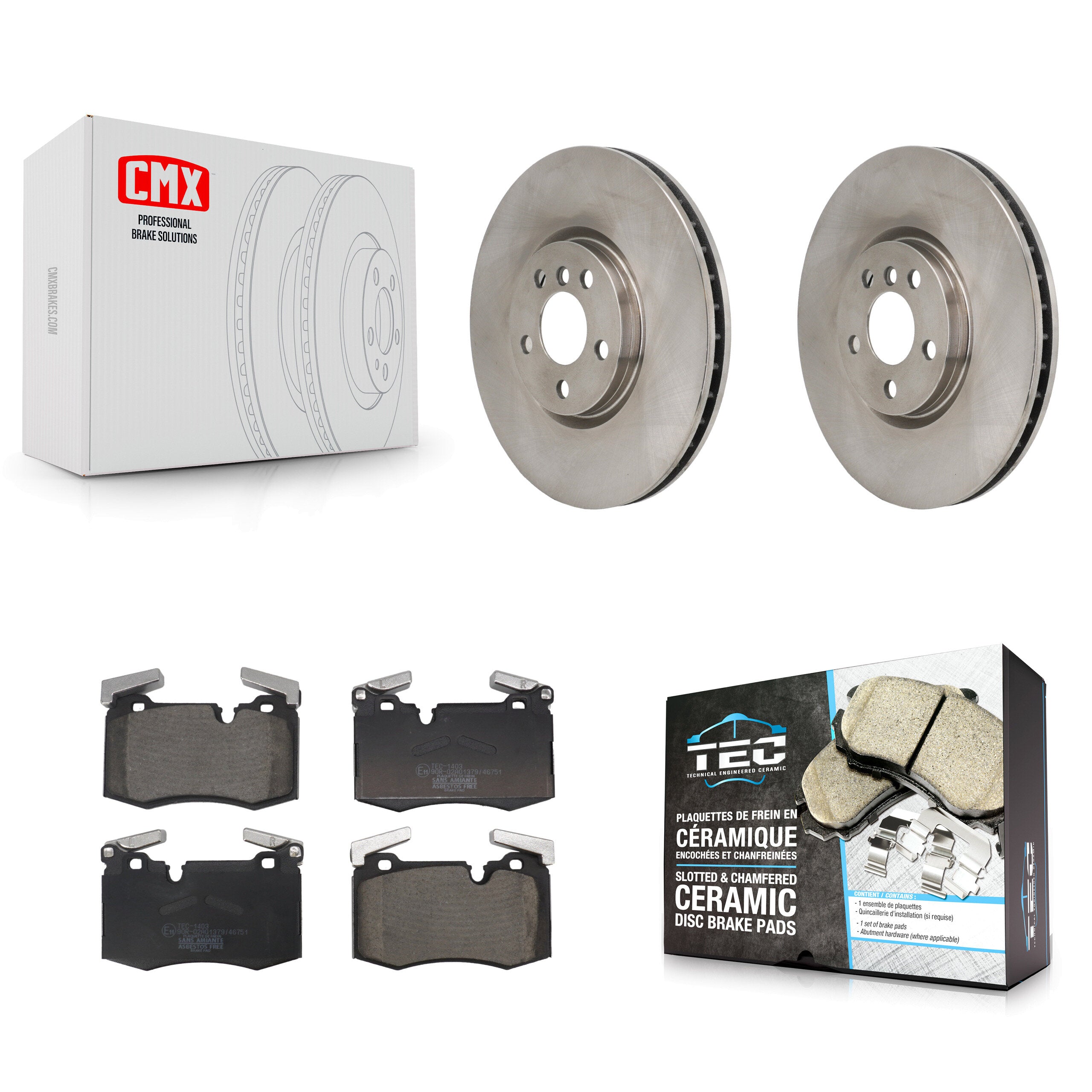 Transit Auto K8T-104692 Disc Brake Kit for 2016 Mini Cooper - Front product image