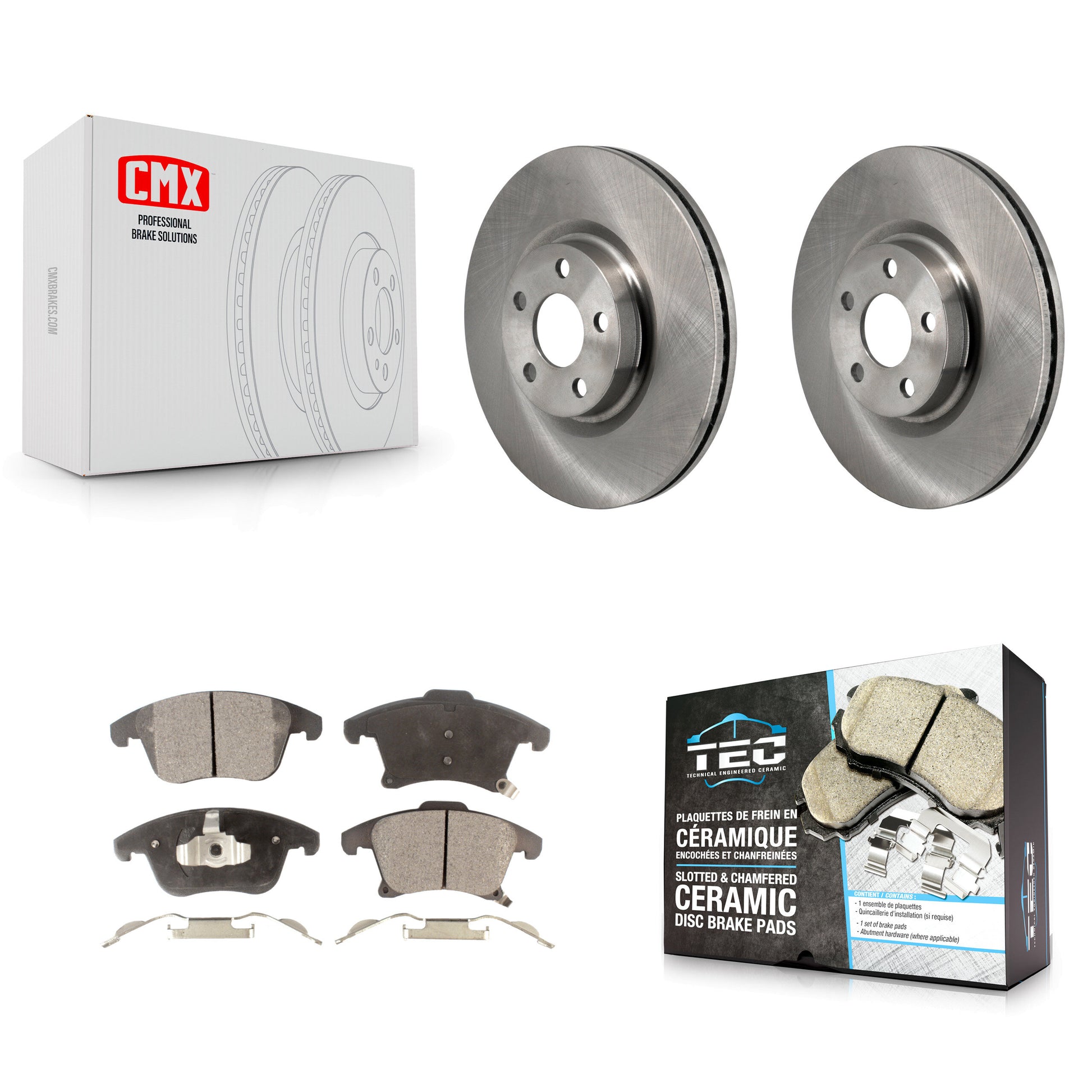 Transit Auto K8T-104697 Disc Brake Kit for 2017-2020 Lincoln MKZ - Front product image