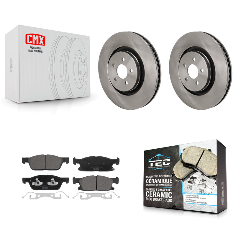 Transit Auto K8T-104698 Disc Brake Kit for 2019-2024 Ford Edge - Front product image