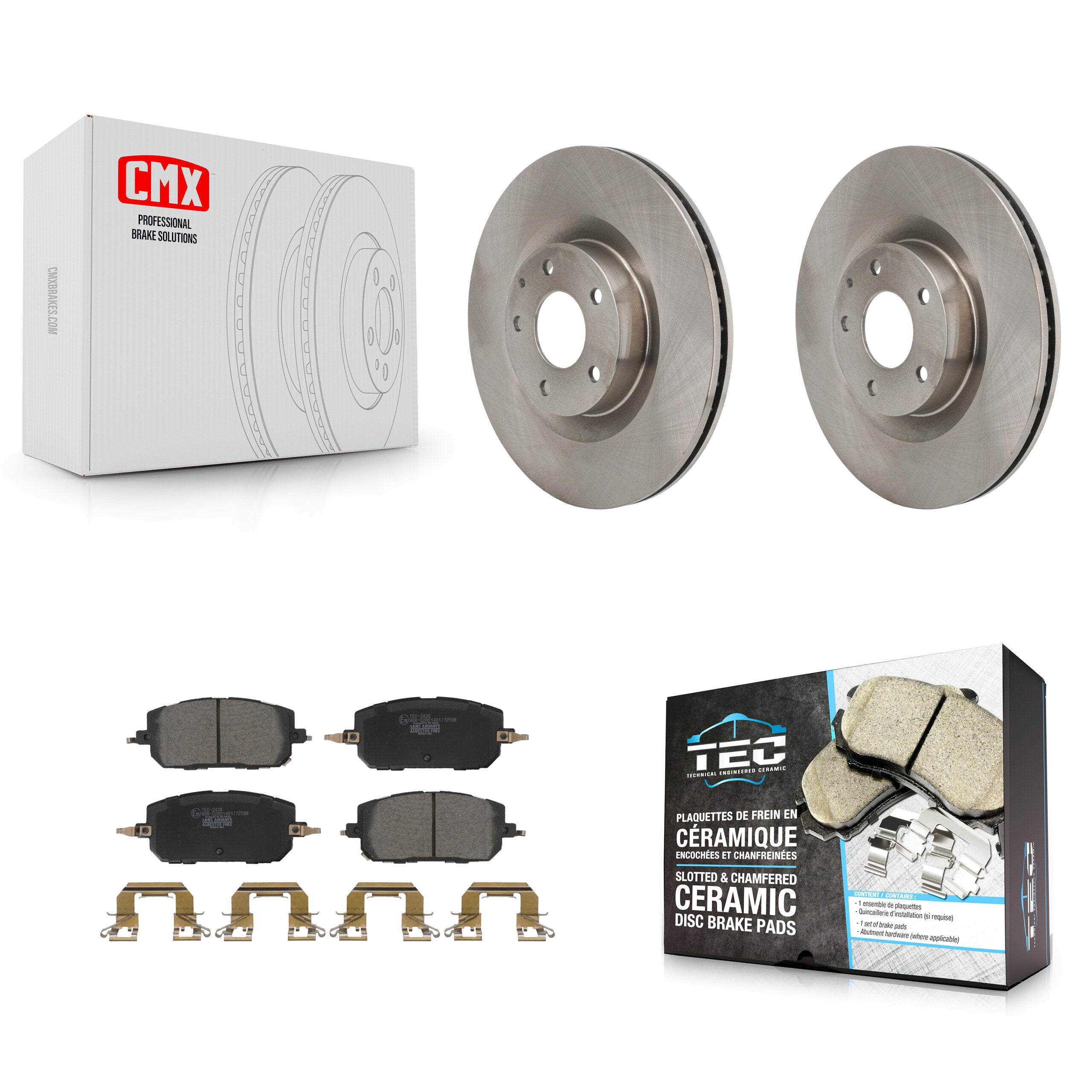 Transit Auto K8T-104700 Disc Brake Kit for 2022-2024 Mazda CX-50, Mazda MX-30 EV - Front product image