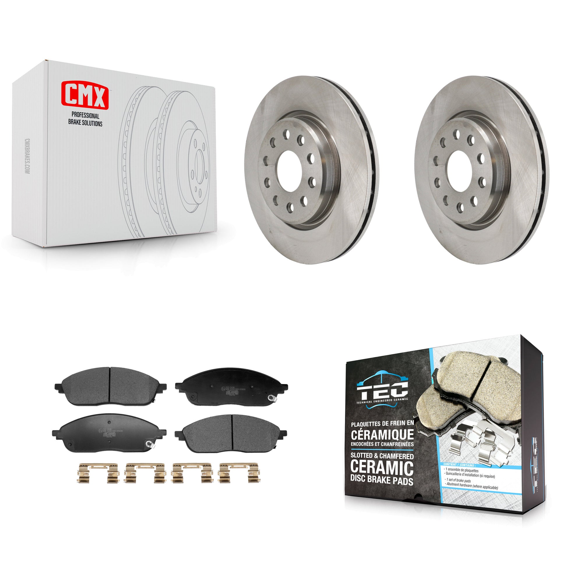 Transit Auto K8T-104702 Disc Brake Kit for 2021-2023 Jeep Grand Cherokee L - Front product image