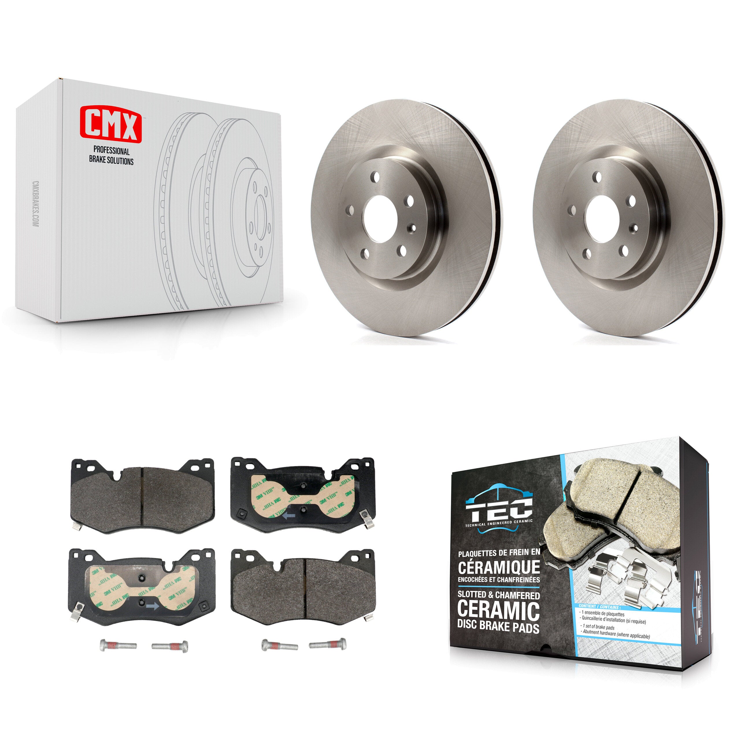 Transit Auto K8T-104704 Disc Brake Kit for 2020-2022 Chevrolet Corvette - Front product image