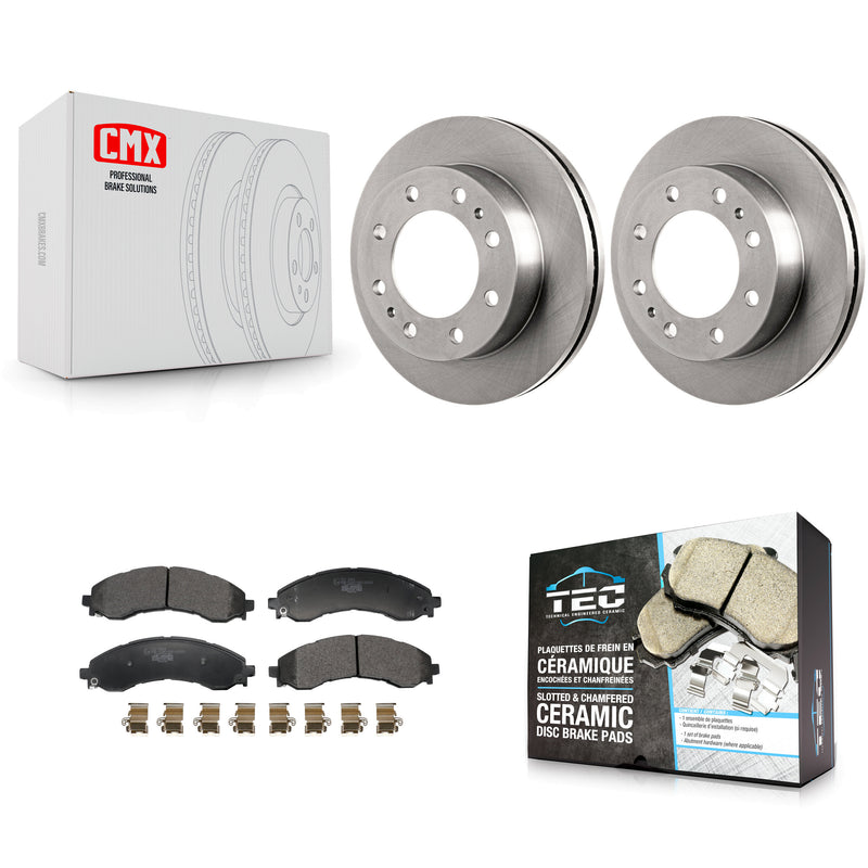 Transit Auto K8T-104709 Disc Brake Kit for 2021-2024 Chevrolet Express 3500, Chevrolet Express 4500, GMC Savana 3500 & more - Front product image