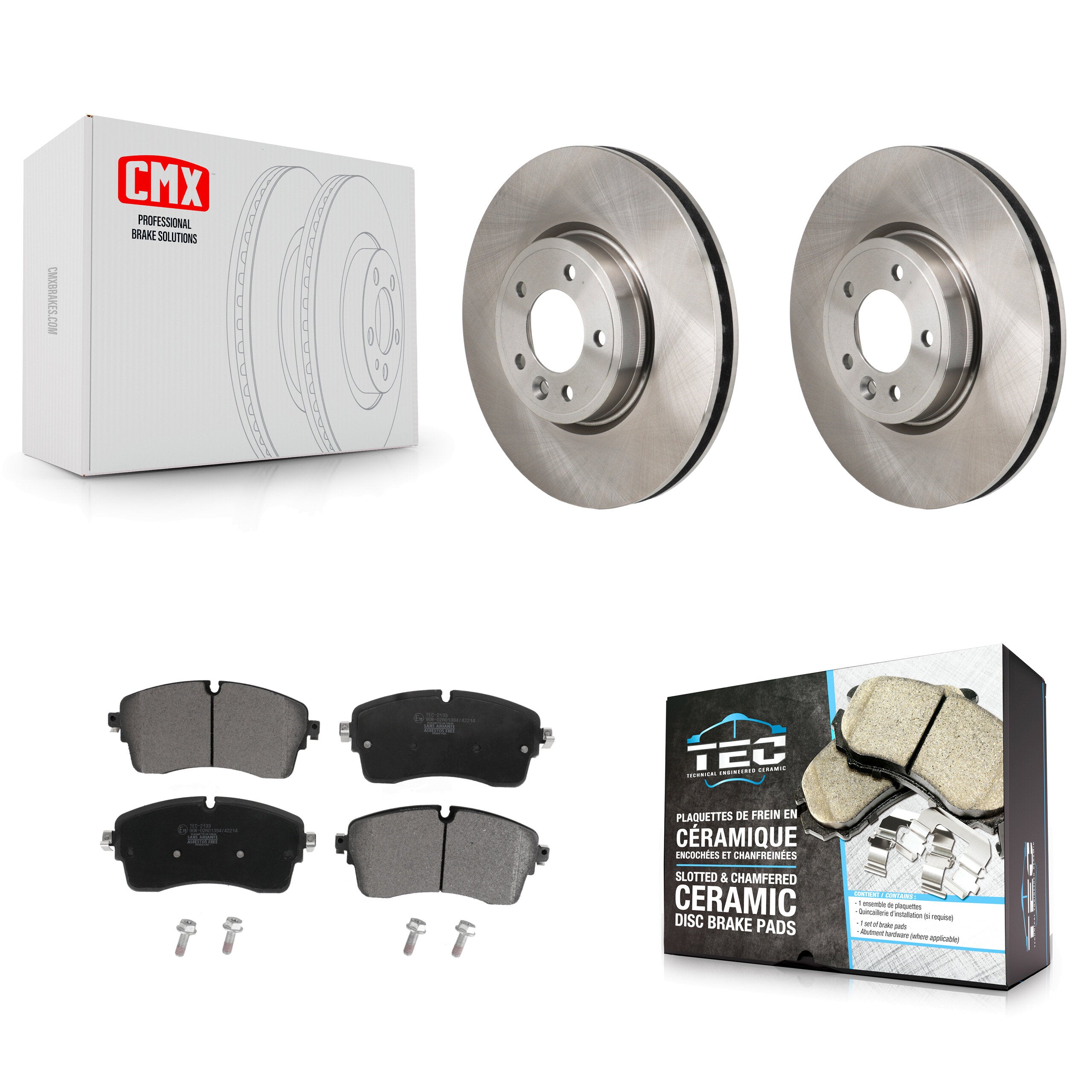 Transit Auto K8T-104710 Disc Brake Kit for 2018-2020 Land Rover Discovery, Land Rover Range Rover - Front product image