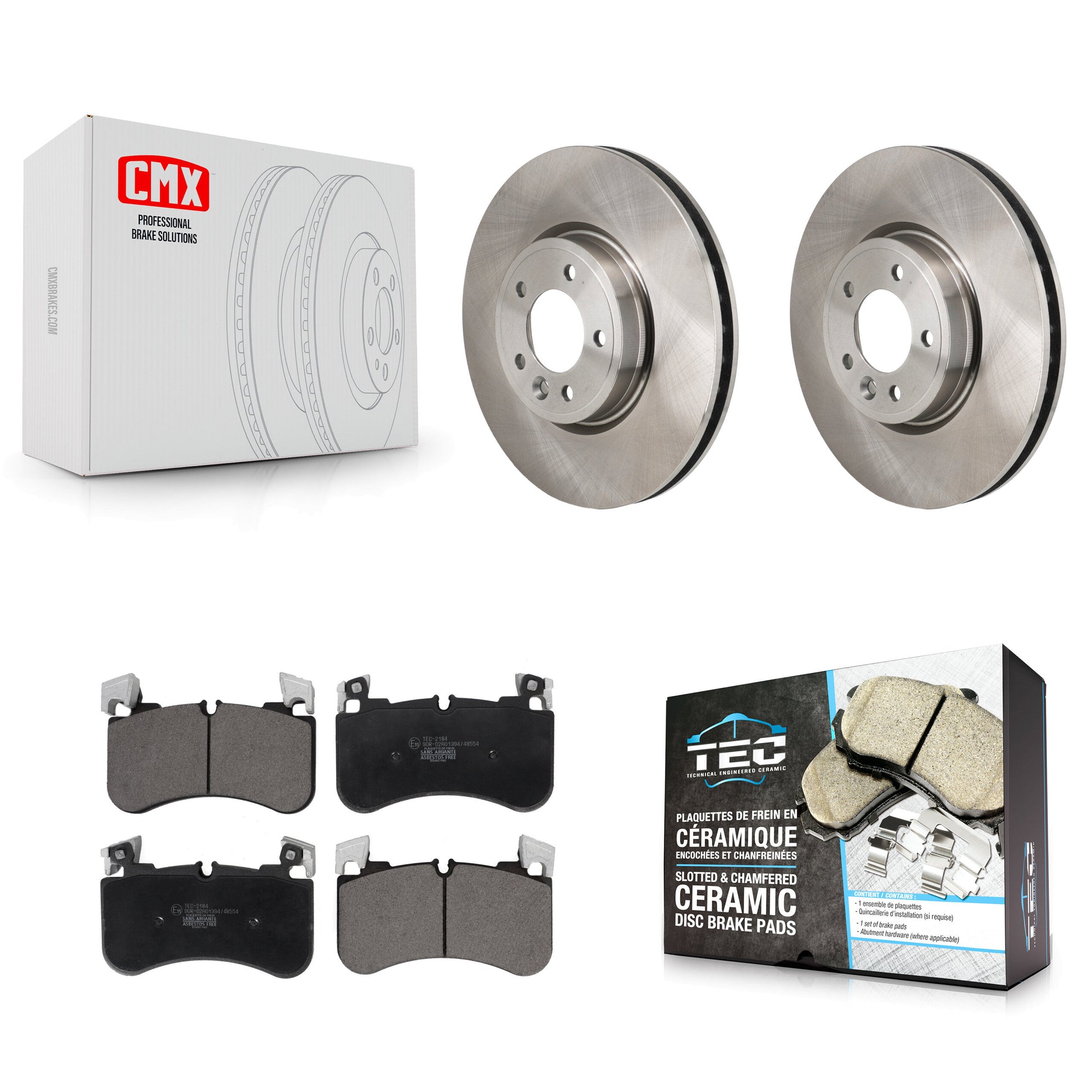 Transit Auto K8T-104712 Disc Brake Kit for 2020-2022 Land Rover Range Rover, Land Rover Range Rover Sport - Front product image