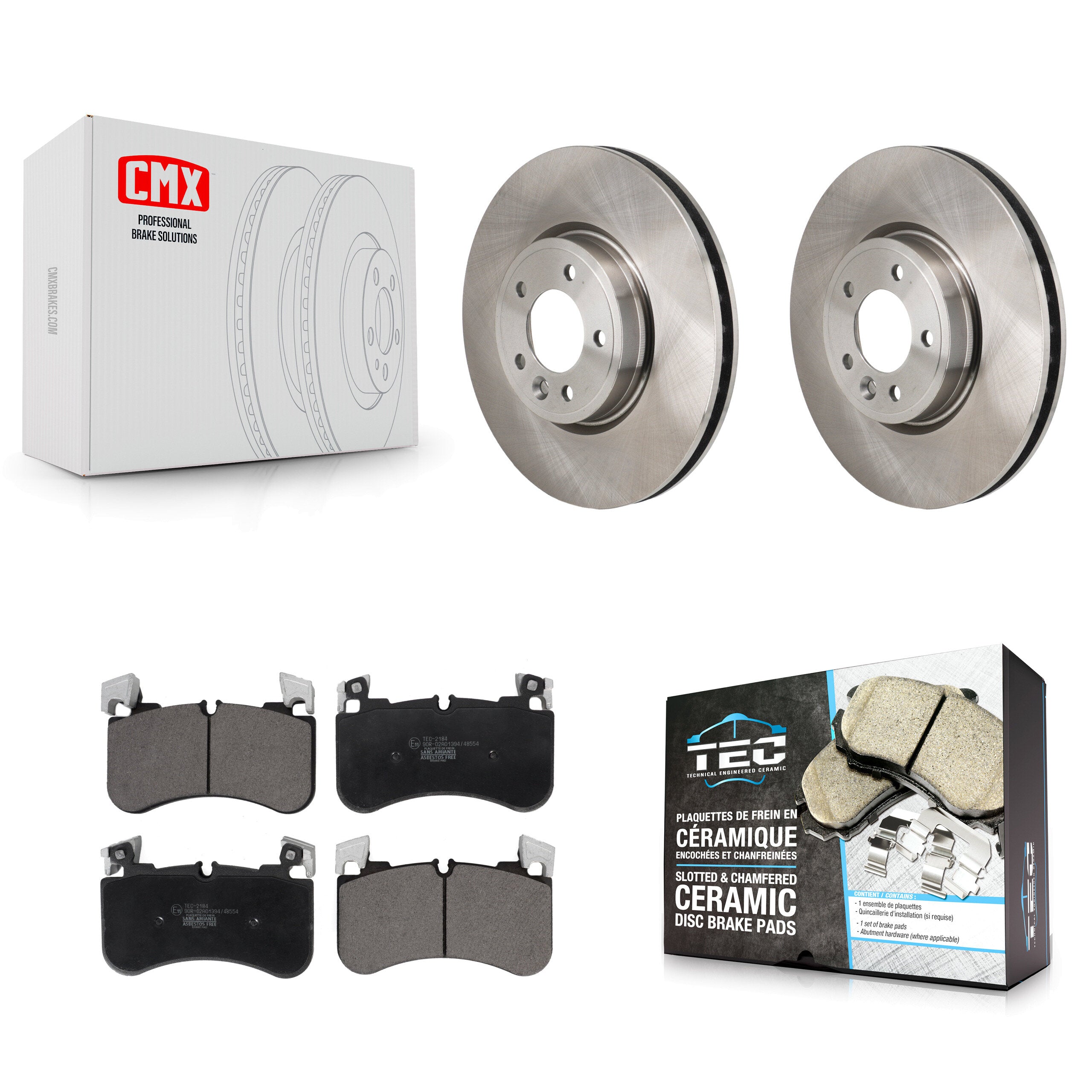 Transit Auto K8T-104712 Disc Brake Kit for 2020-2022 Land Rover Range Rover, Land Rover Range Rover Sport - Front product image
