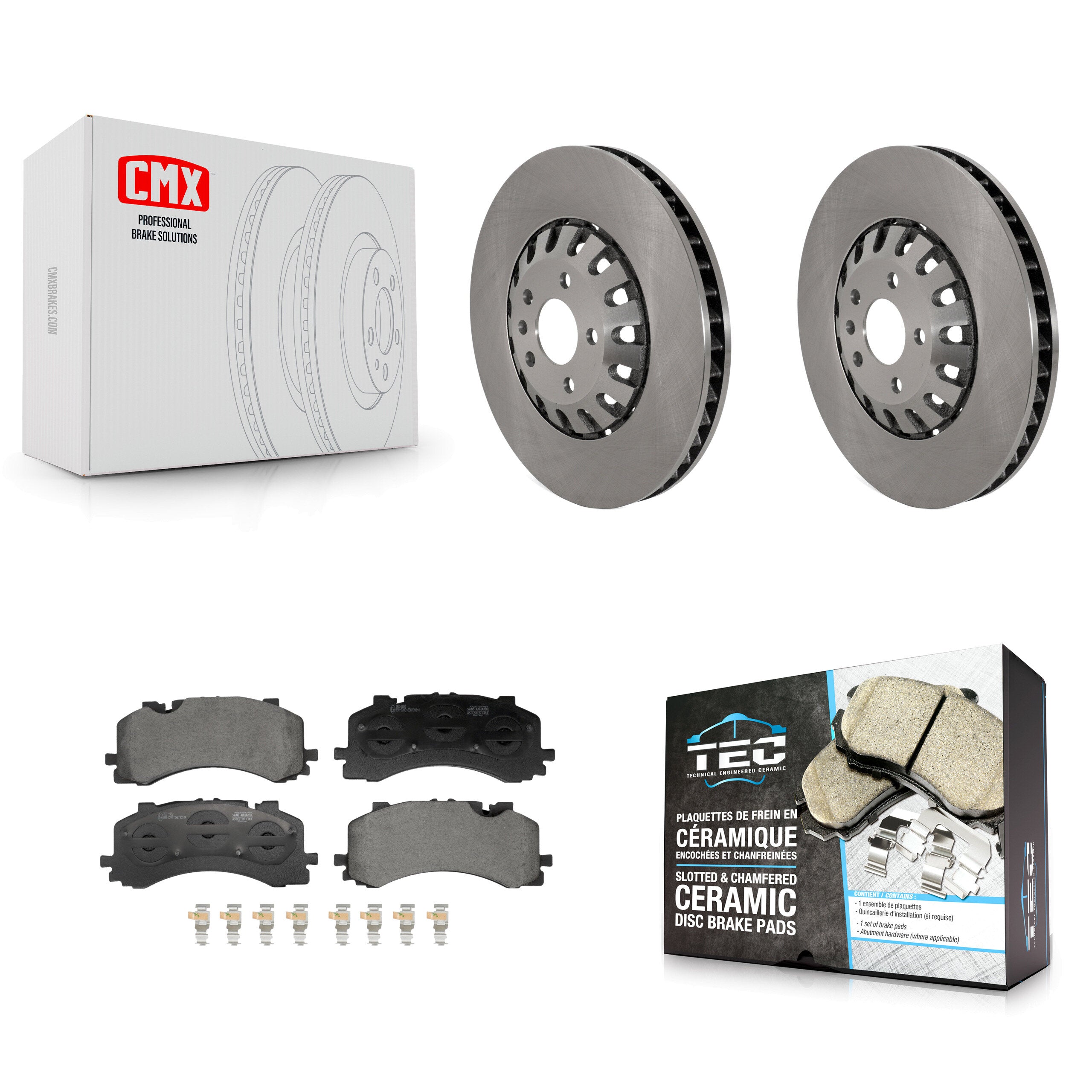 Transit Auto K8T-104713 Disc Brake Kit for 2019-2021 Audi A8 Quattro - Front product image