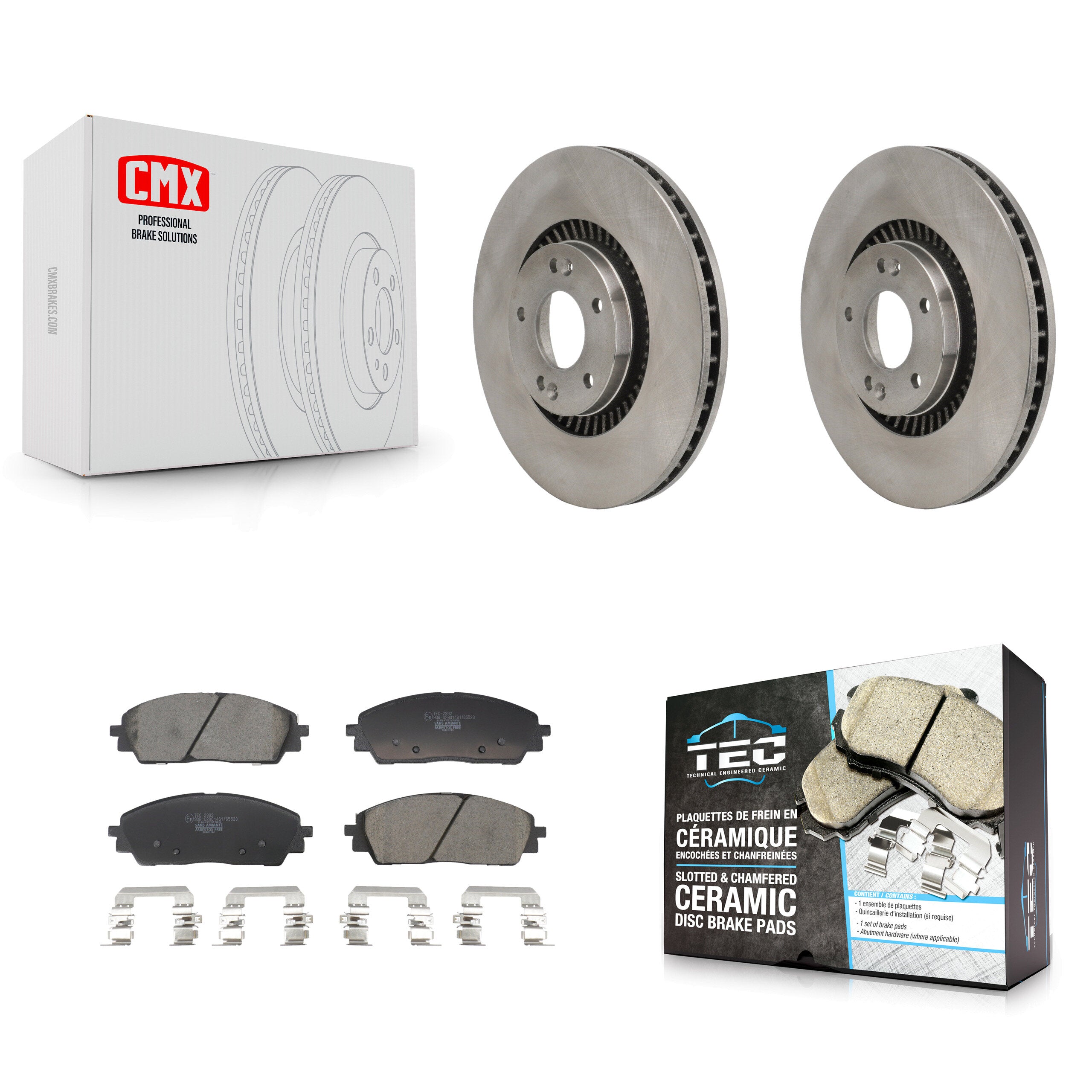 Transit Auto K8T-104716 Disc Brake Kit for 2022-2024 Kia Carnival - Front product image