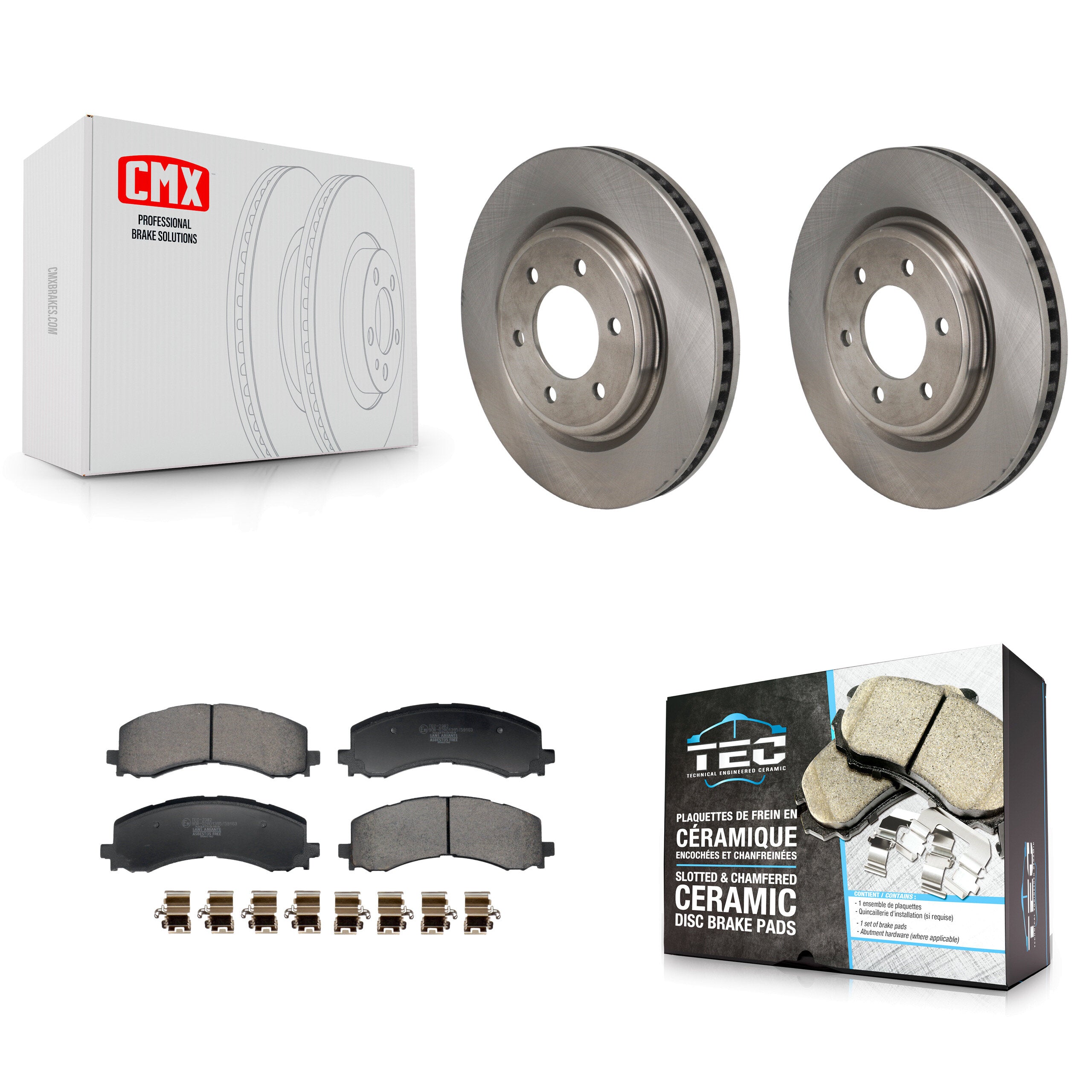 Transit Auto K8T-104717 Disc Brake Kit for 2021-2025 Ford Bronco, Ford Expedition, Lincoln Navigator & more - Front product image