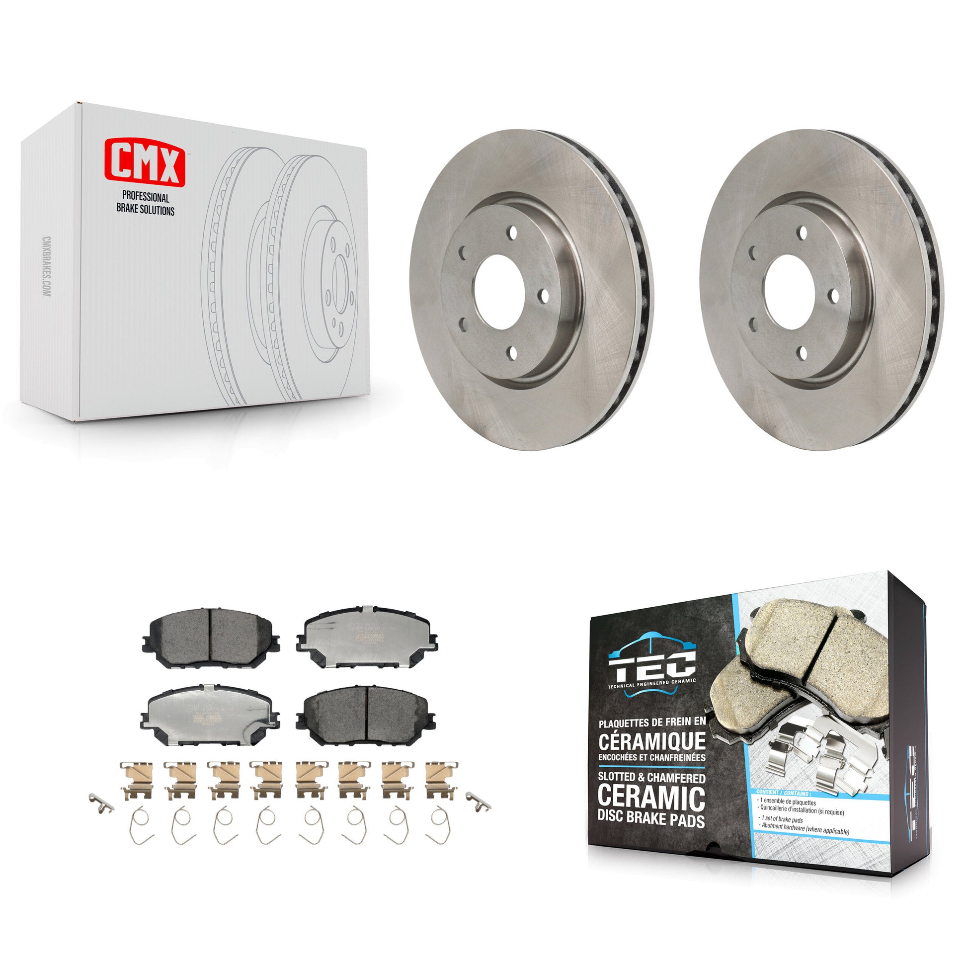 Transit Auto K8T-104721 Disc Brake Kit for 2021-2023 Nissan Rogue - Front product image