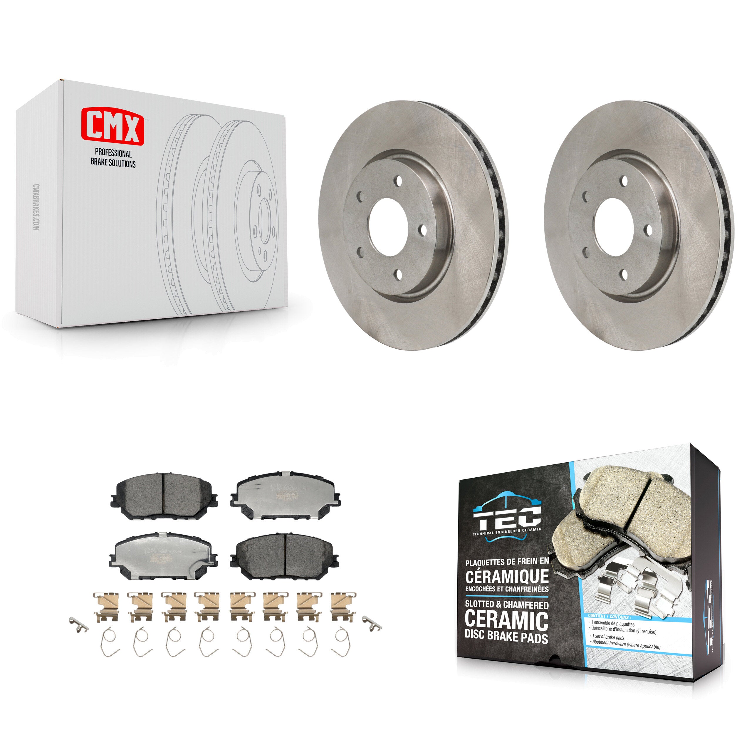 Transit Auto K8T-104721 Disc Brake Kit for 2021-2023 Nissan Rogue - Front product image