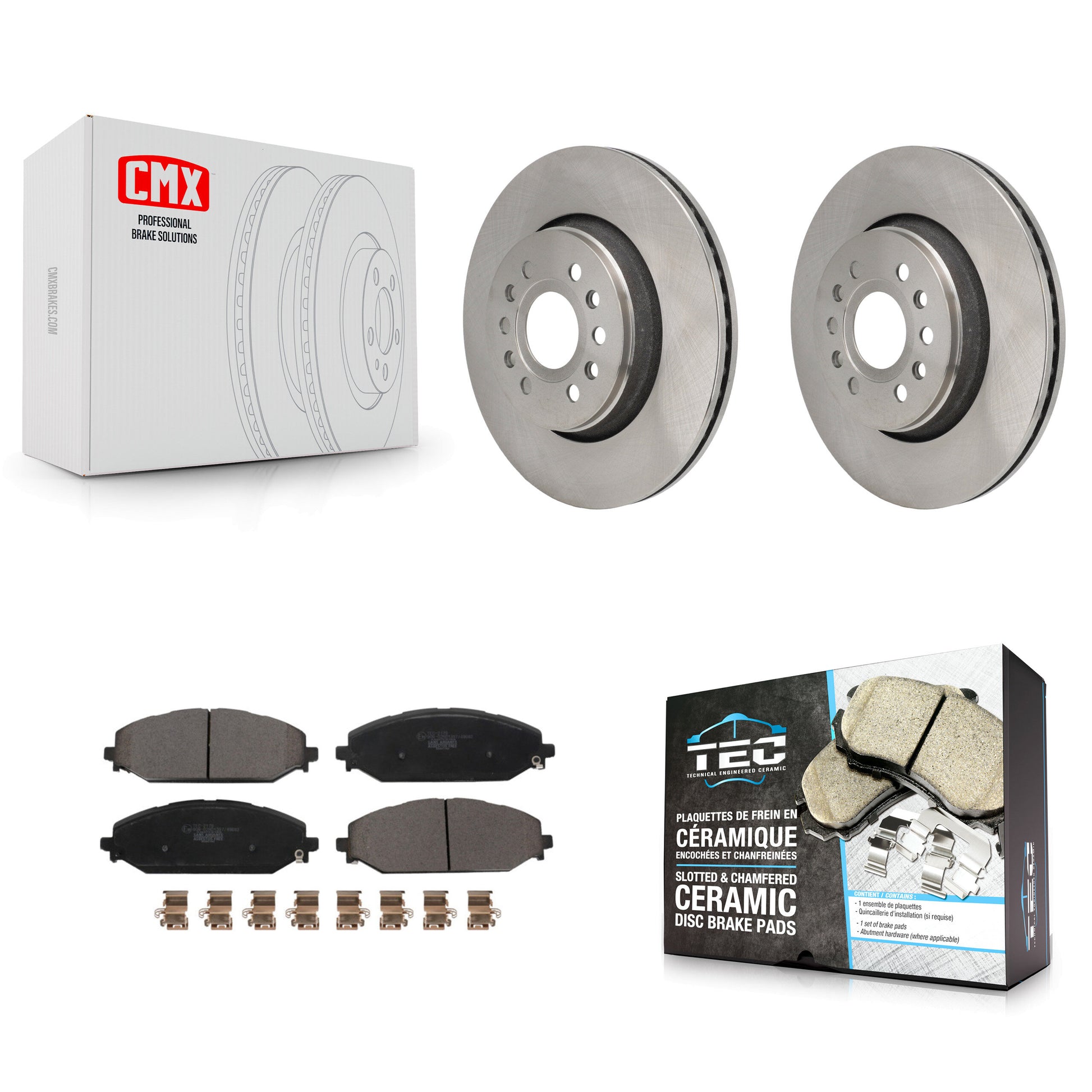 Transit Auto K8T-104723 Disc Brake Kit for 2021-2024 Jeep Grand Wagoneer L, Jeep Wagoneer L, Jeep Grand Wagoneer & more - Front product image