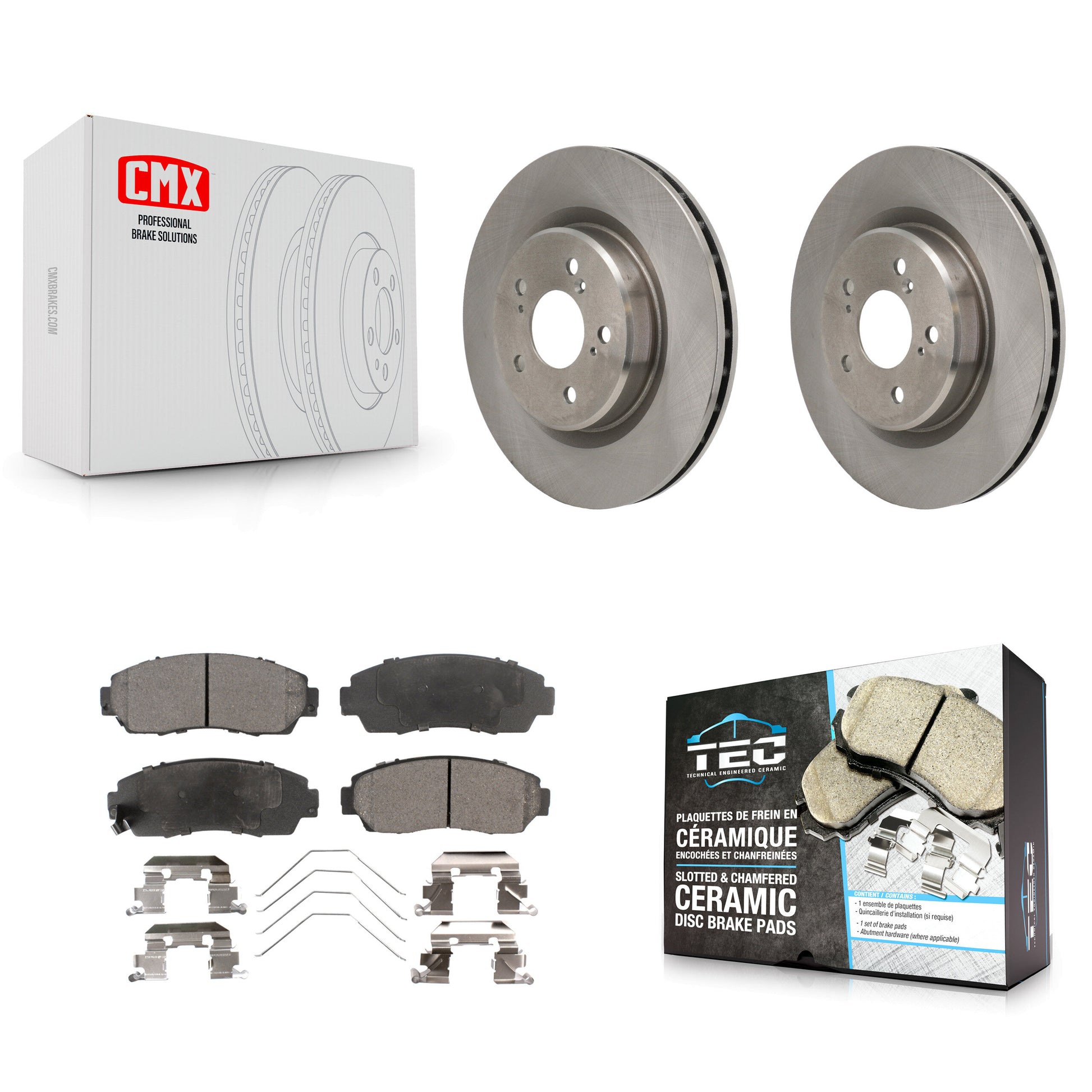 Transit Auto K8T-104729 Disc Brake Kit for 2021-2023 Acura TLX - Front product image