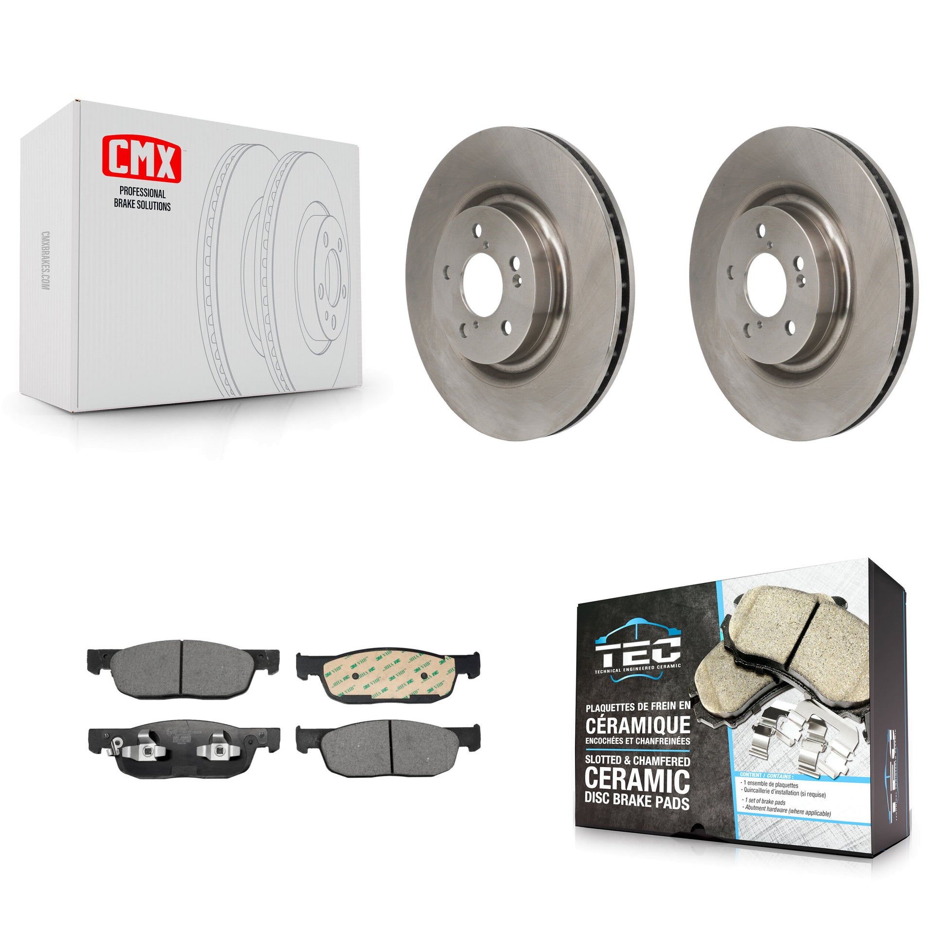 Transit Auto K8T-104731 Disc Brake Kit for 2022-2023 Acura MDX - Front product image
