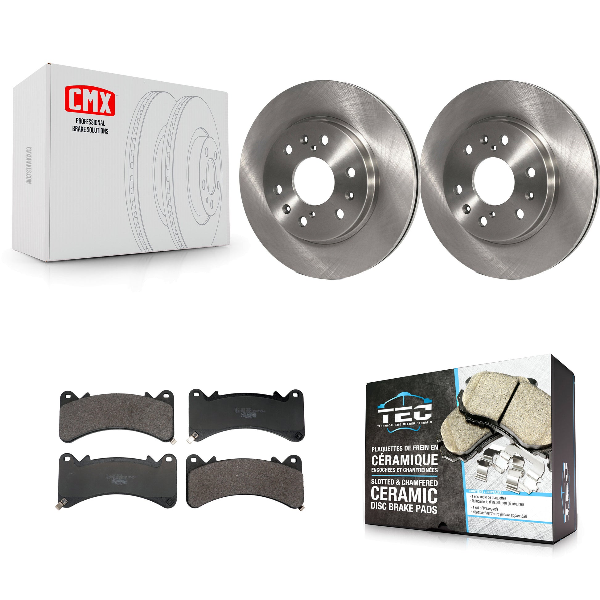 Transit Auto K8T-104739 Disc Brake Kit for 2014-2020 Chevrolet Suburban, Cadillac Escalade, Cadillac Escalade ESV & more - Front product image