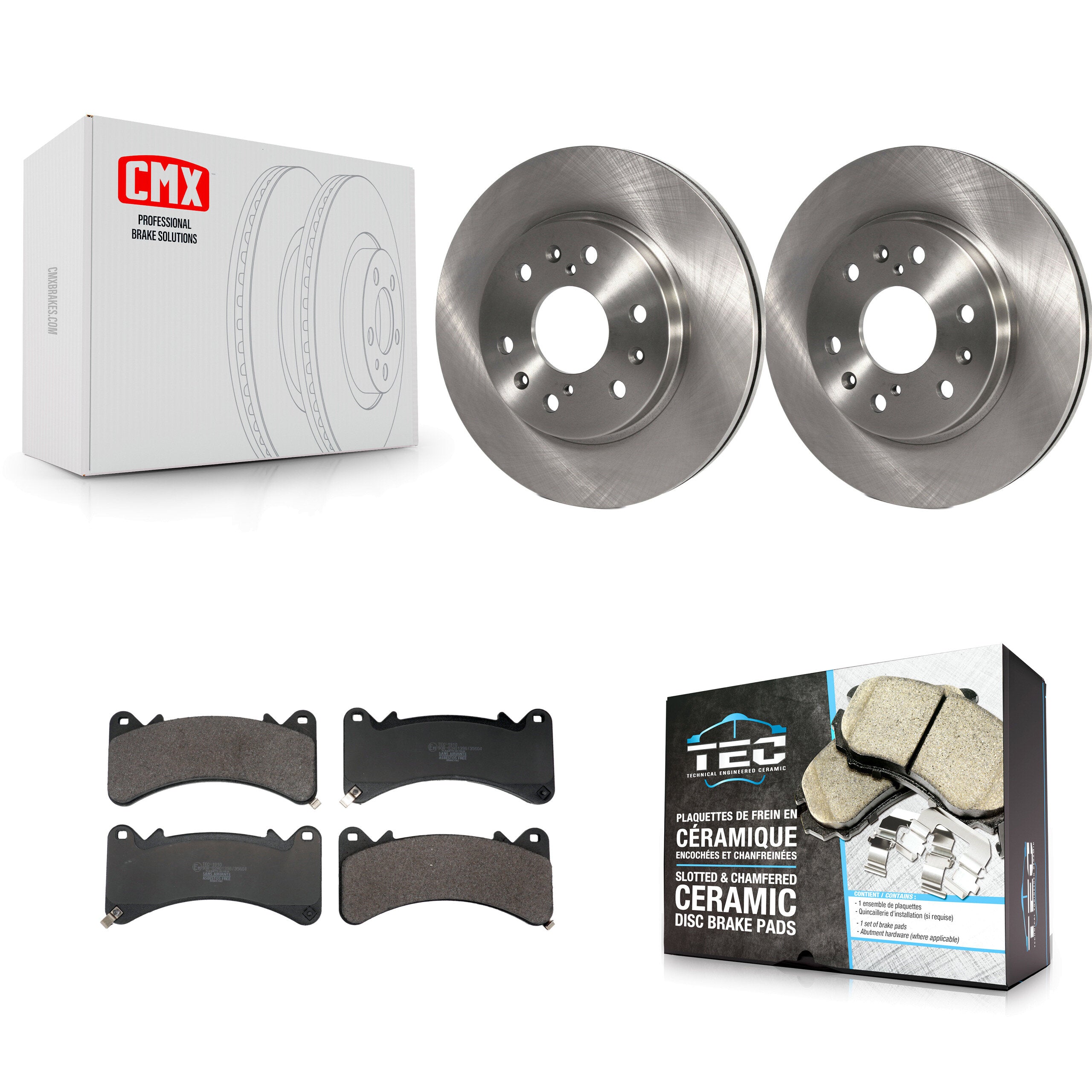 Transit Auto K8T-104739 Disc Brake Kit for 2014-2020 Chevrolet Suburban, Cadillac Escalade, Cadillac Escalade ESV & more - Front product image