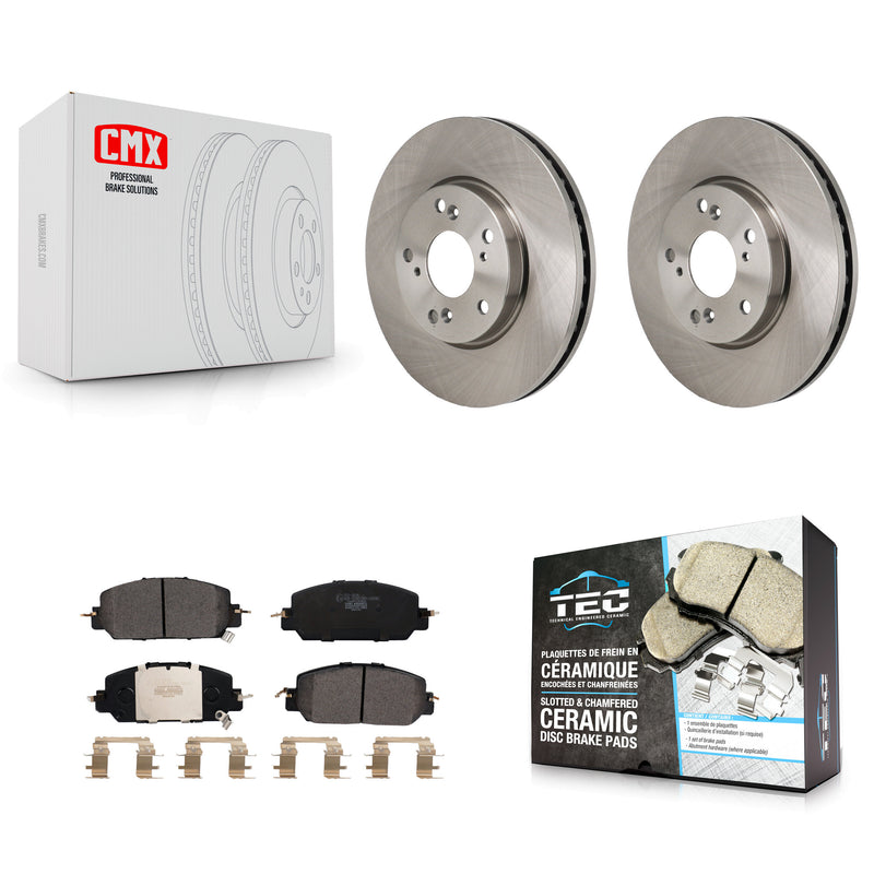 Transit Auto K8T-104743 Disc Brake Kit for 2017-2021 Honda Clarity - Front product image