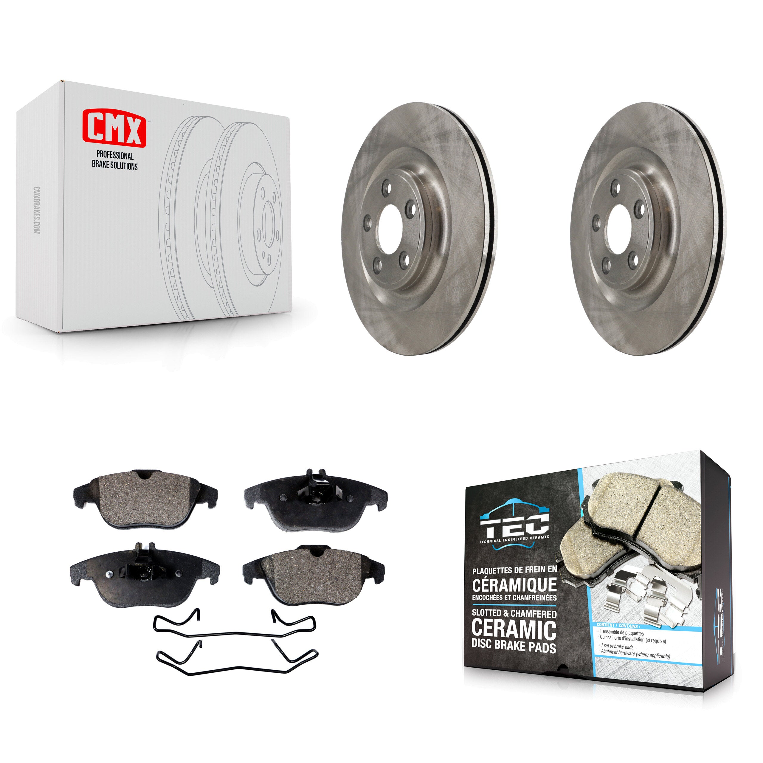 Transit Auto K8T-104749 Disc Brake Kit for 2017 Mercedes-Benz E400 - Rear product image